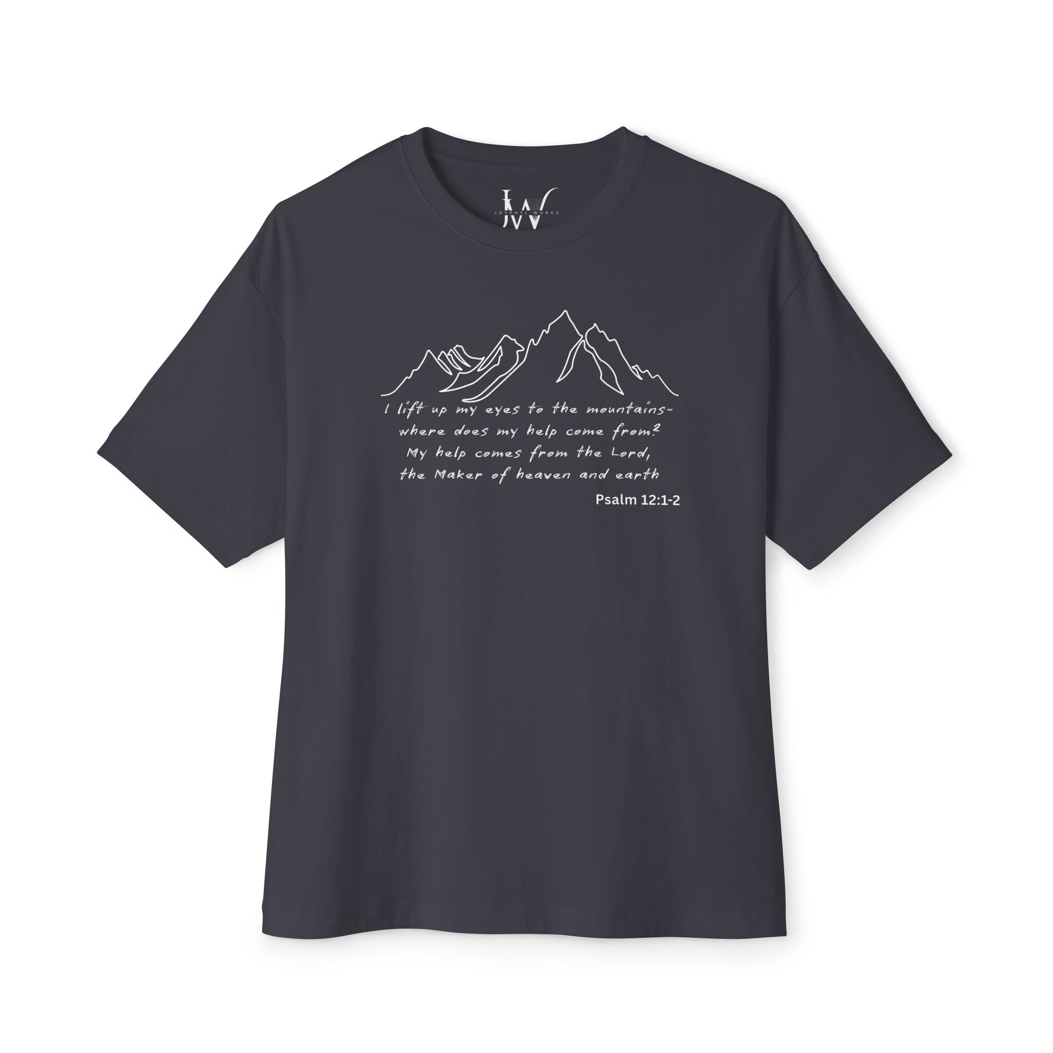 Psalm 12:1-2 Mountain T-Shirt