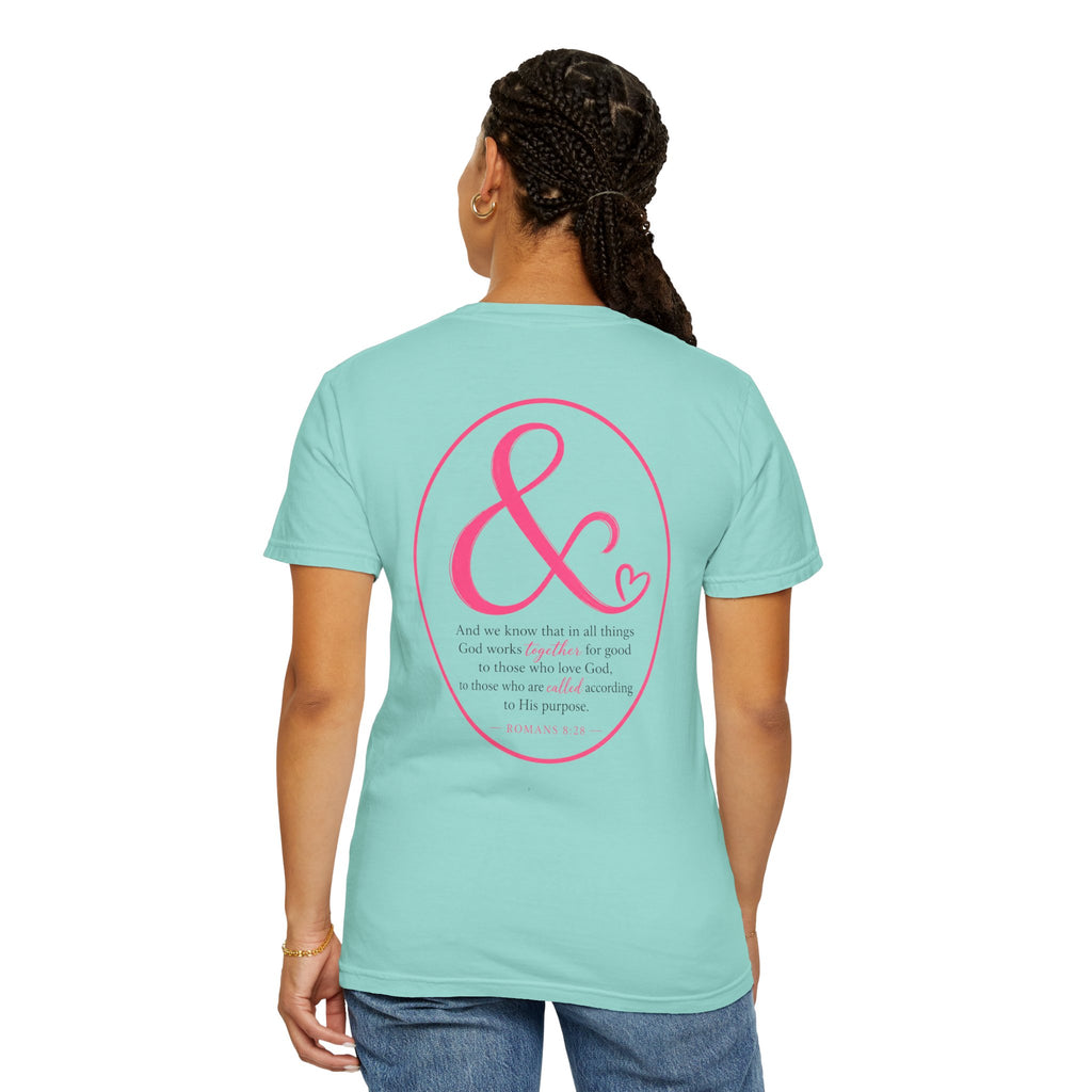 Ampersand Heart T-Shirt — Romans 8:28 Tee