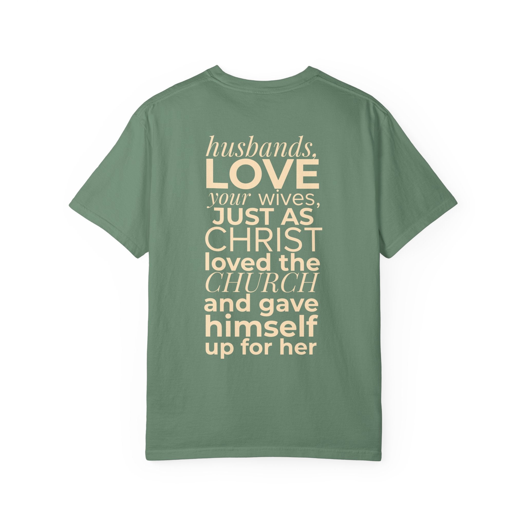 Ephesians 5:25 Scripture T-Shirt — Husbands, Love Your Wives
