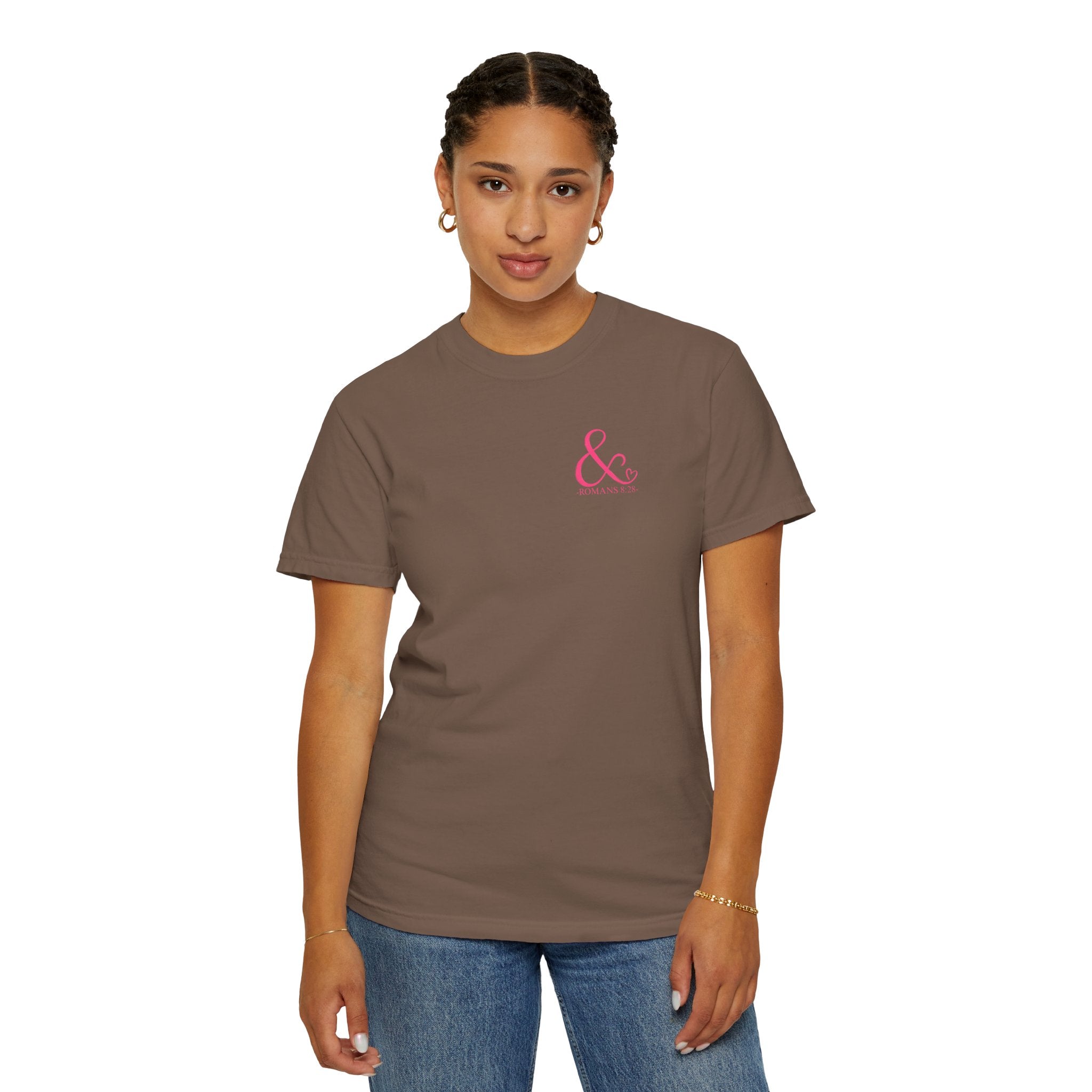 Ampersand Heart T-Shirt — Romans 8:28 Tee