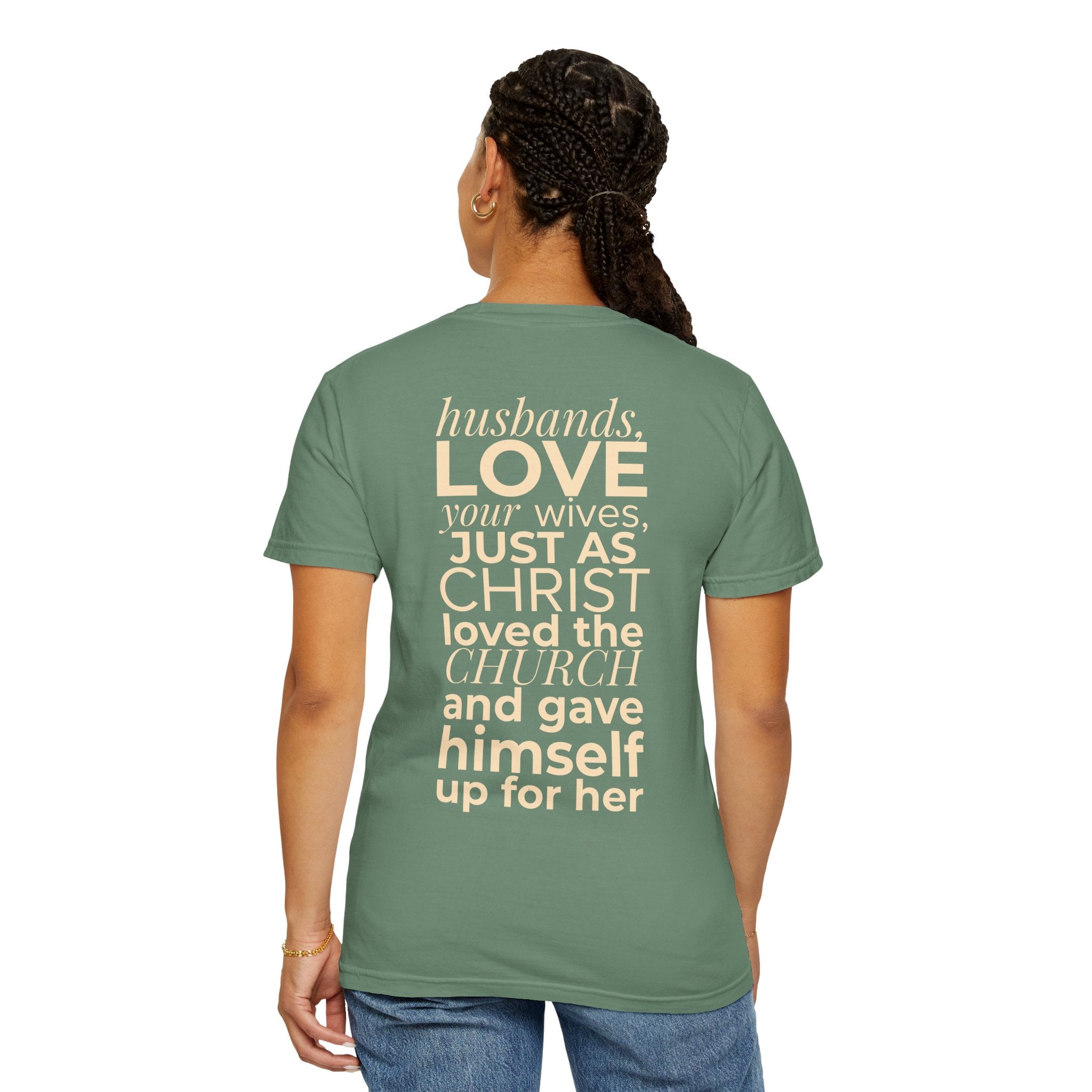 Ephesians 5:25 Scripture T-Shirt — Husbands, Love Your Wives