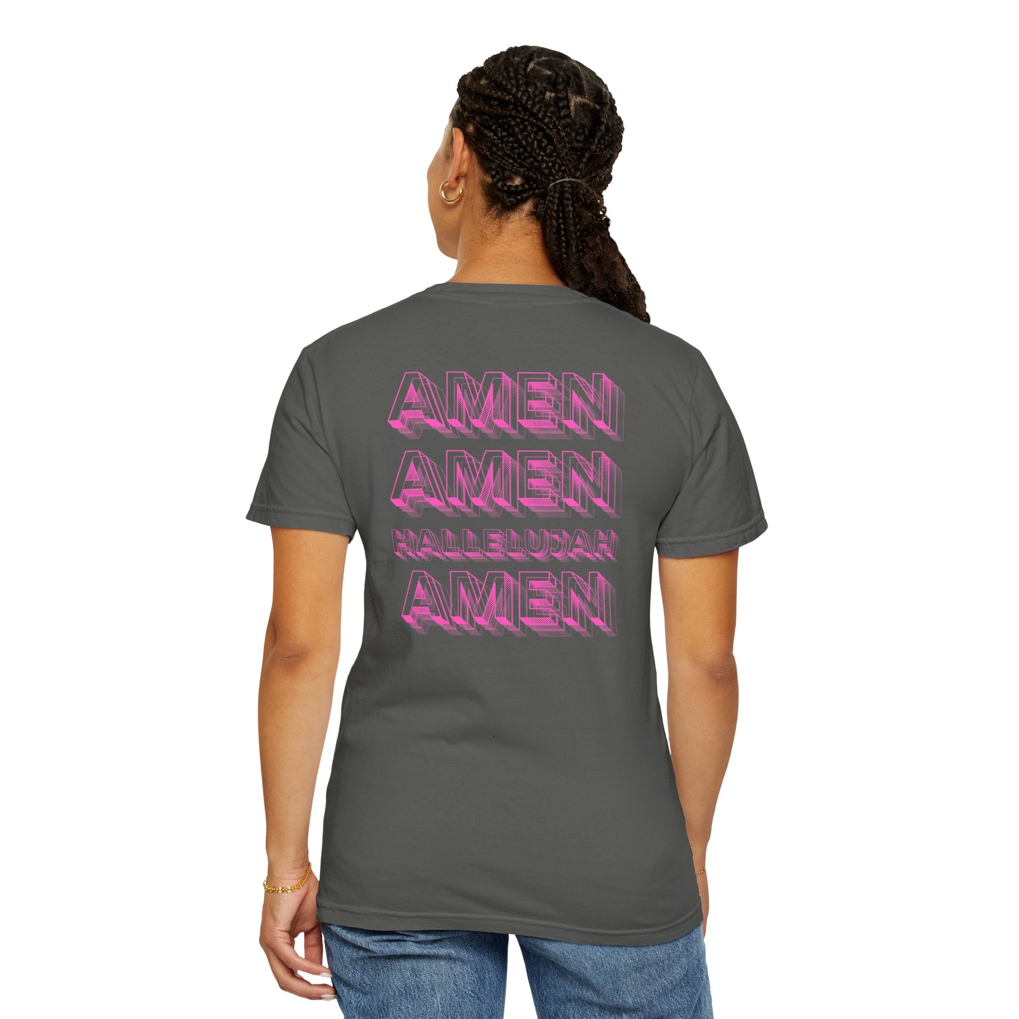 Amen Amen Hallelujah Amen Psalms 150:6 Graphic T-Shirt