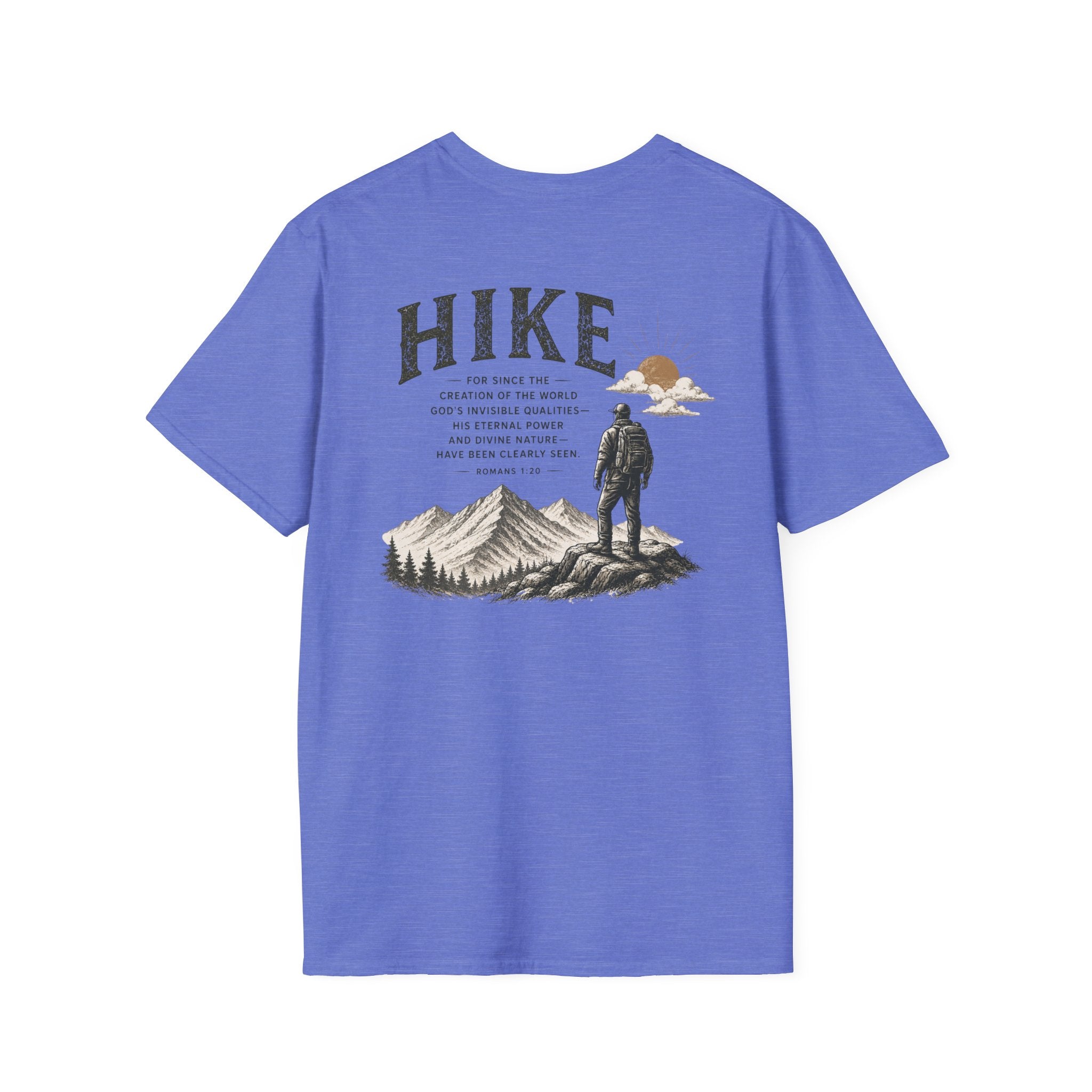 Hike Mountains Graphic — Romans 1:20 Tee