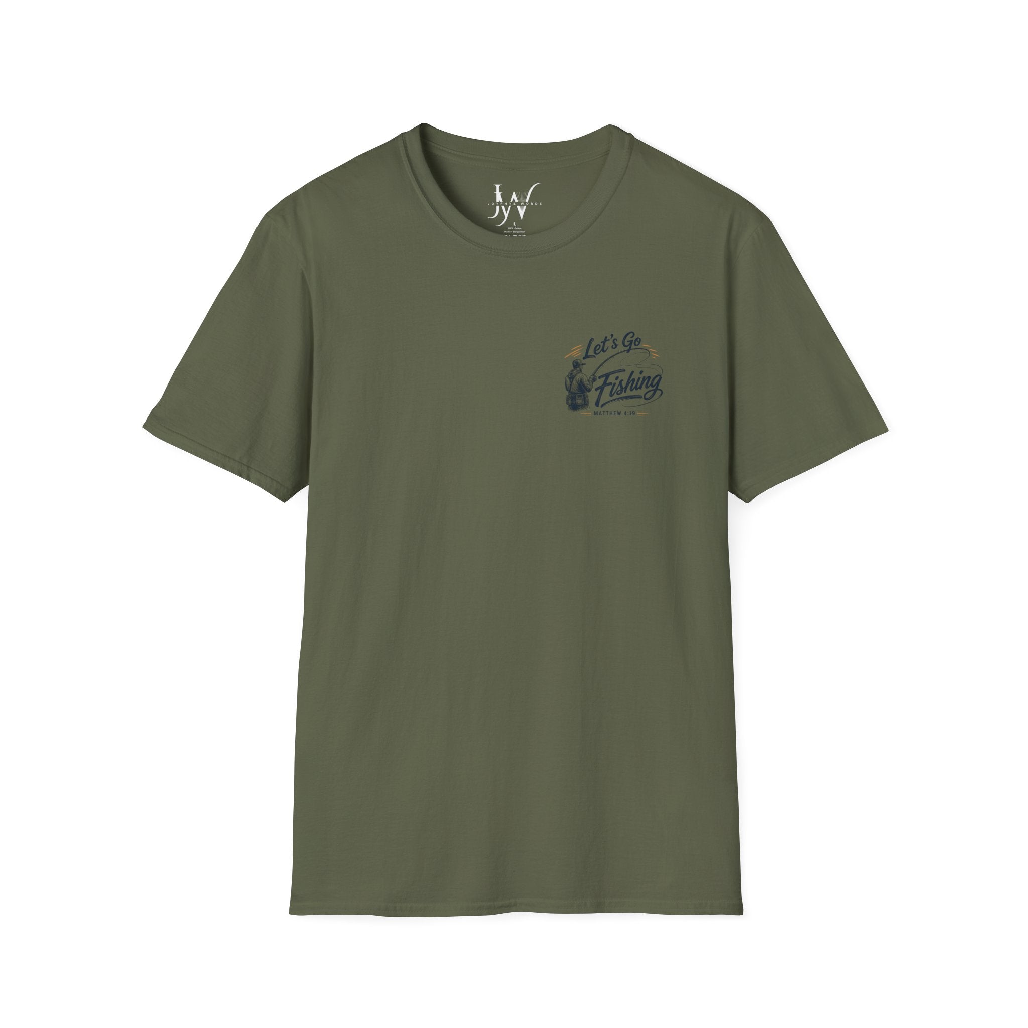Fishing T-Shirt — "I Will Make You Fishers of Men" Fishing Tee