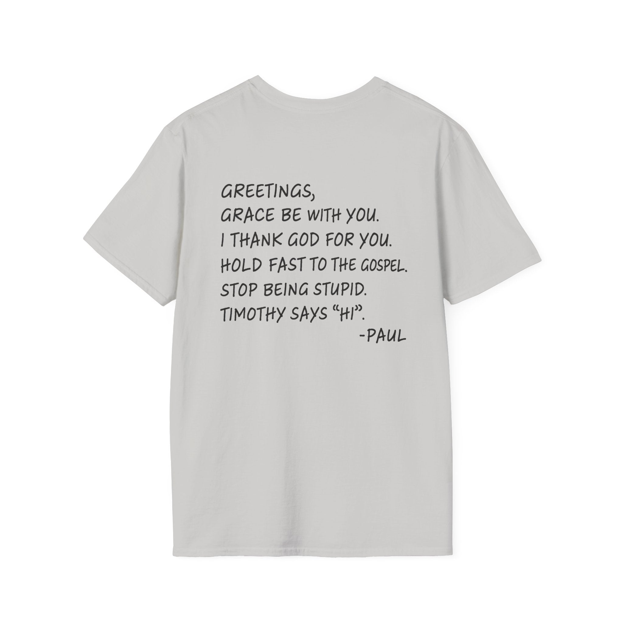 If Paul Were Here We’d Be Getting a Letter T-Shirt — Funny Vintage Postal Stamp Tee