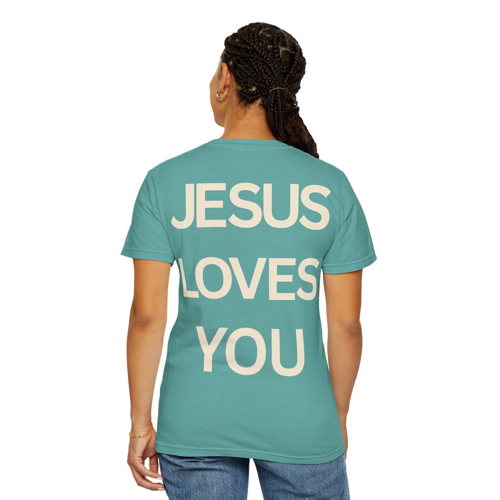 Jesus Loves You Romans 5:8 T-Shirt
