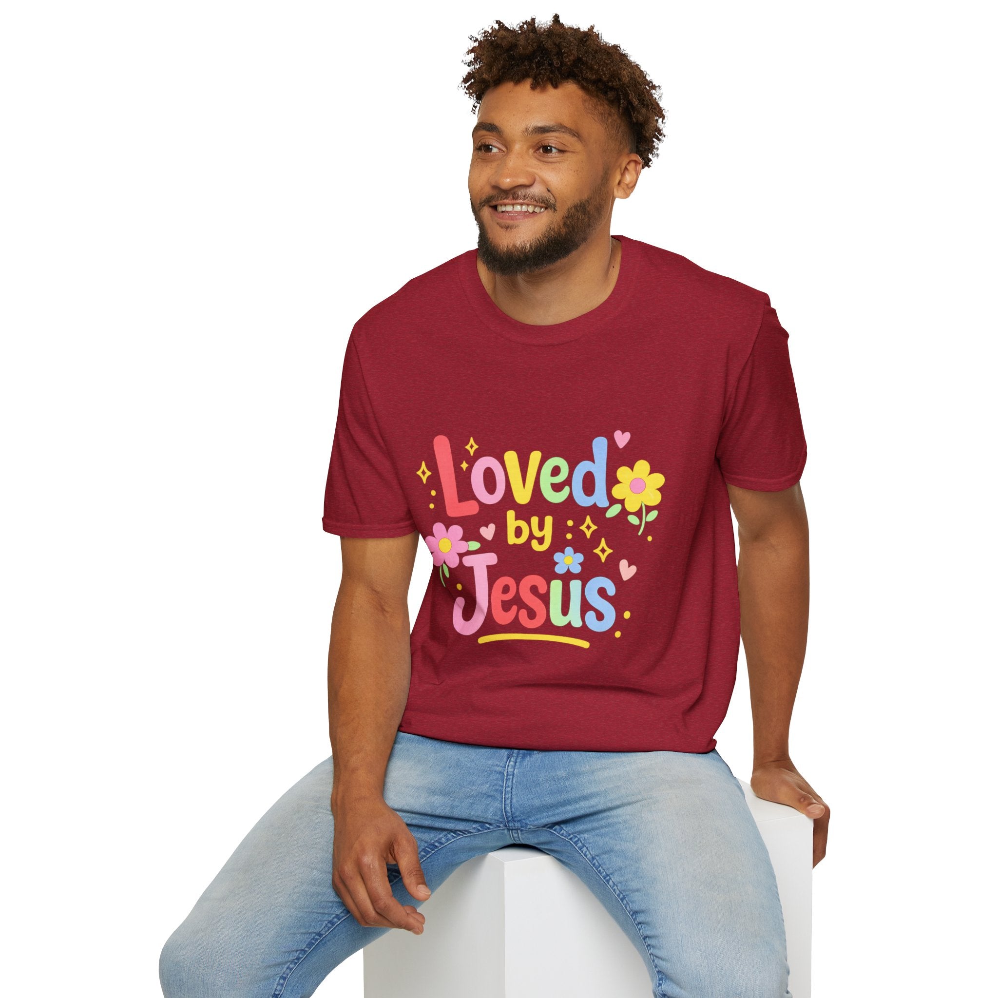 Loved by Jesus Colorful T-Shirt
