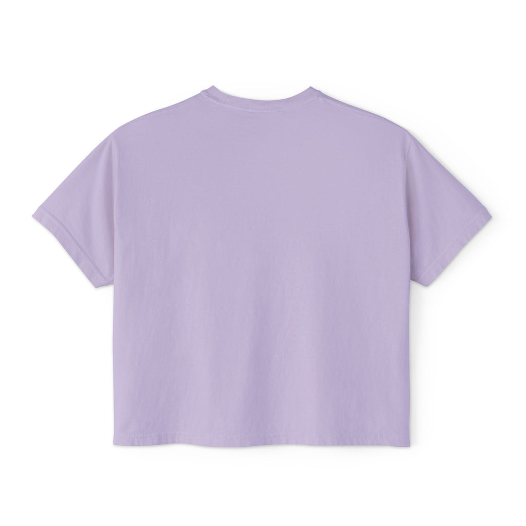 Be Where Your Feet Are Boxy Tee — Footprint Relaxed Women's Tee