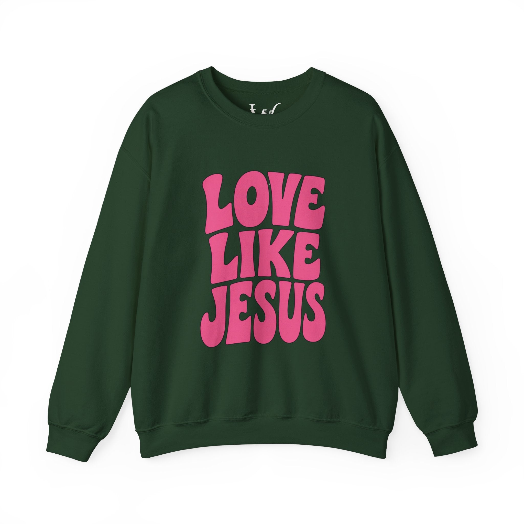 Love Like Jesus Groovy Sweatshirt