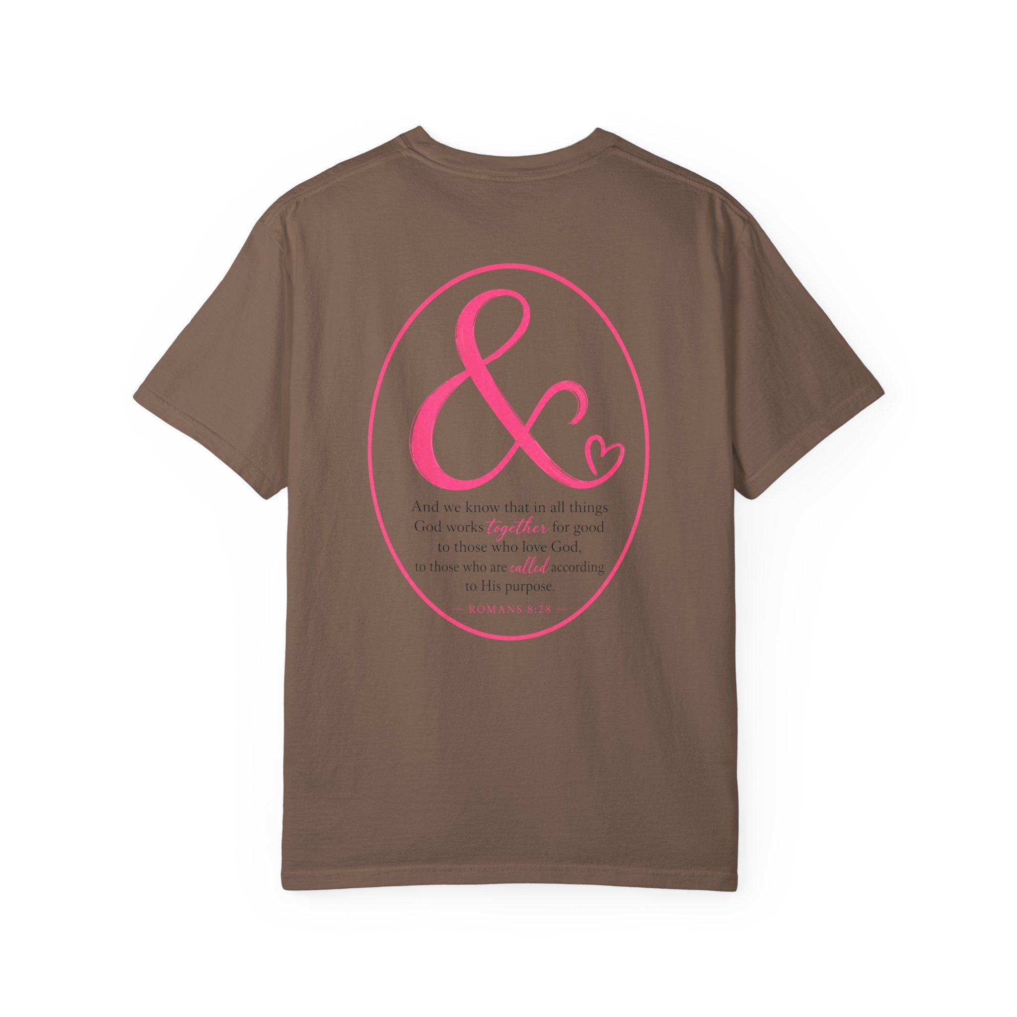 Ampersand Heart T-Shirt — Romans 8:28 Tee