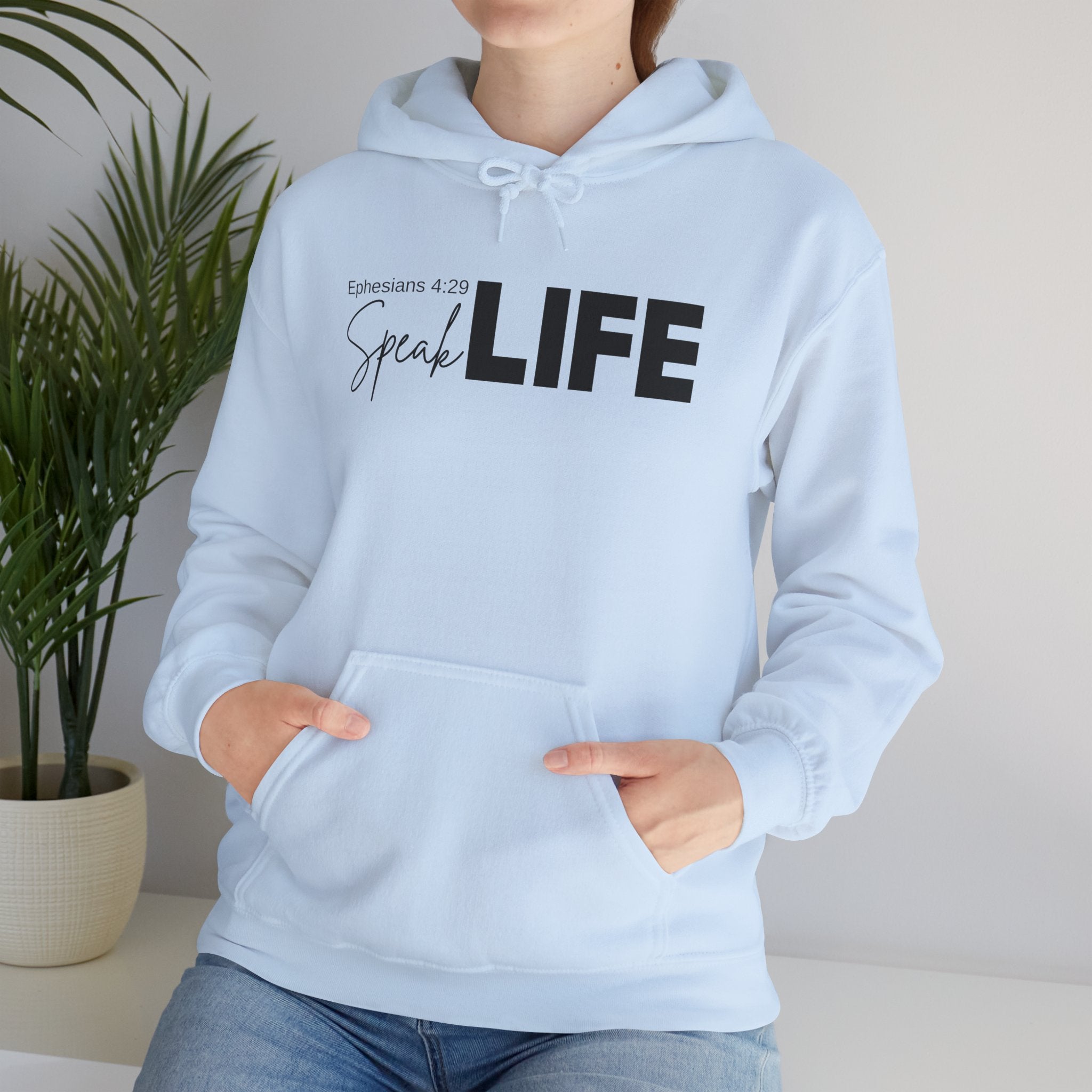Speak Life Ephesians 4:29 Hoodie Pullover