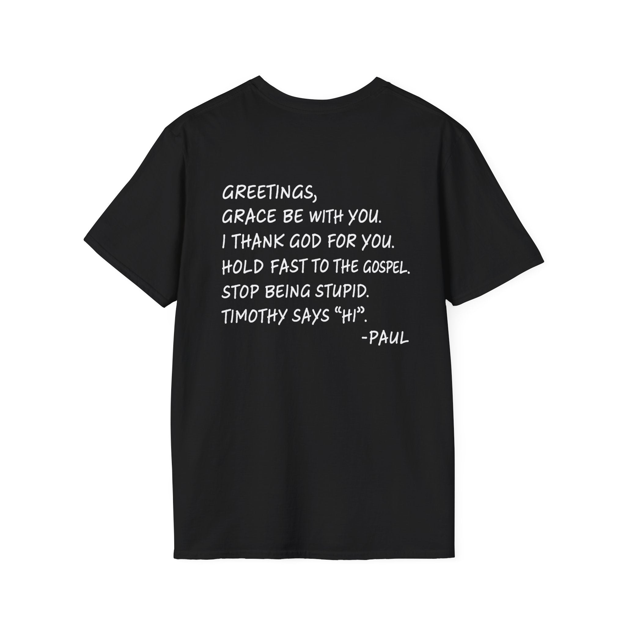 If Paul Were Here We’d Be Getting a Letter T-Shirt — Funny Vintage Postal Stamp Tee