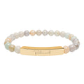 Natural Stone Stretch Bar Bracelet — Redeemed