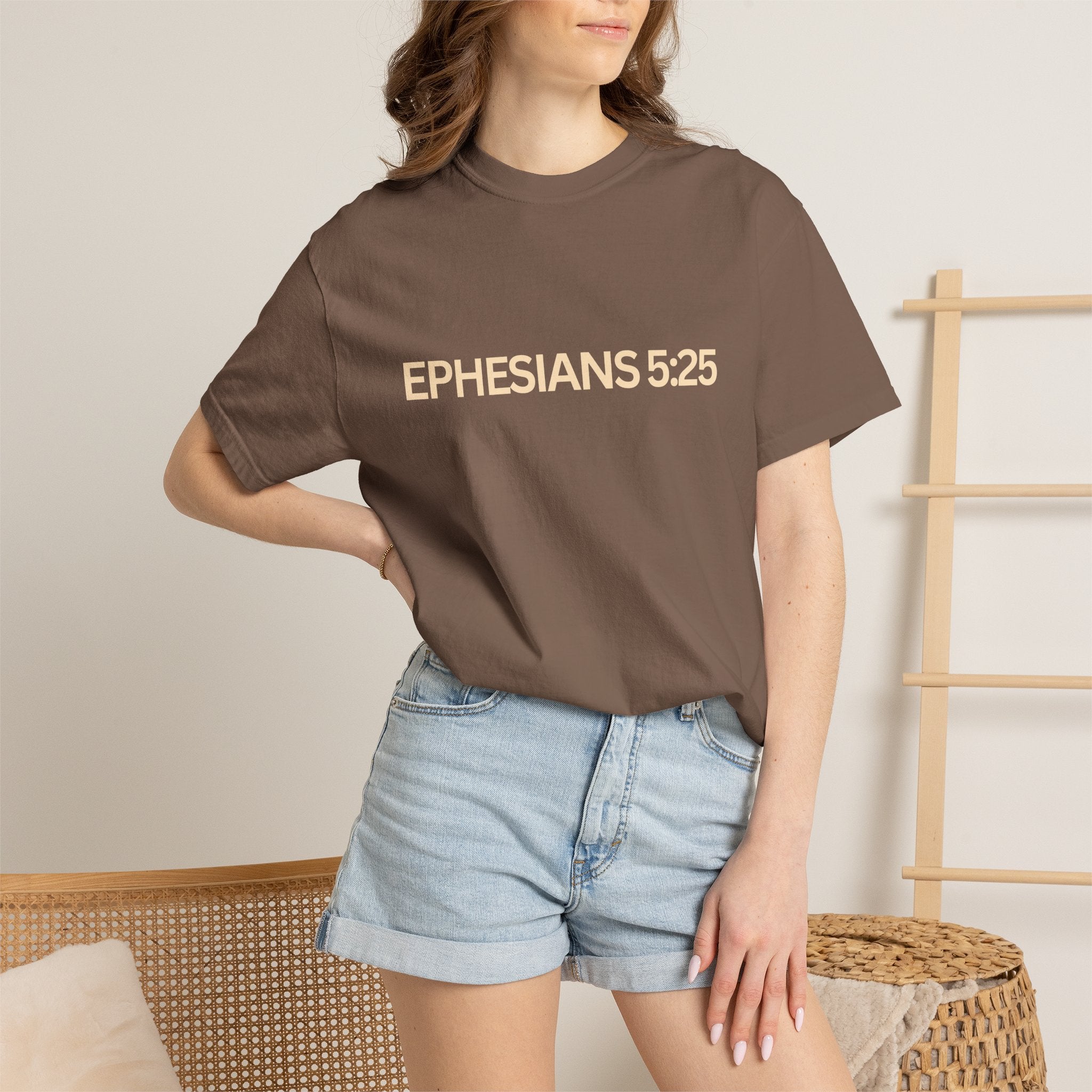 Ephesians 5:25 Scripture T-Shirt — Husbands, Love Your Wives