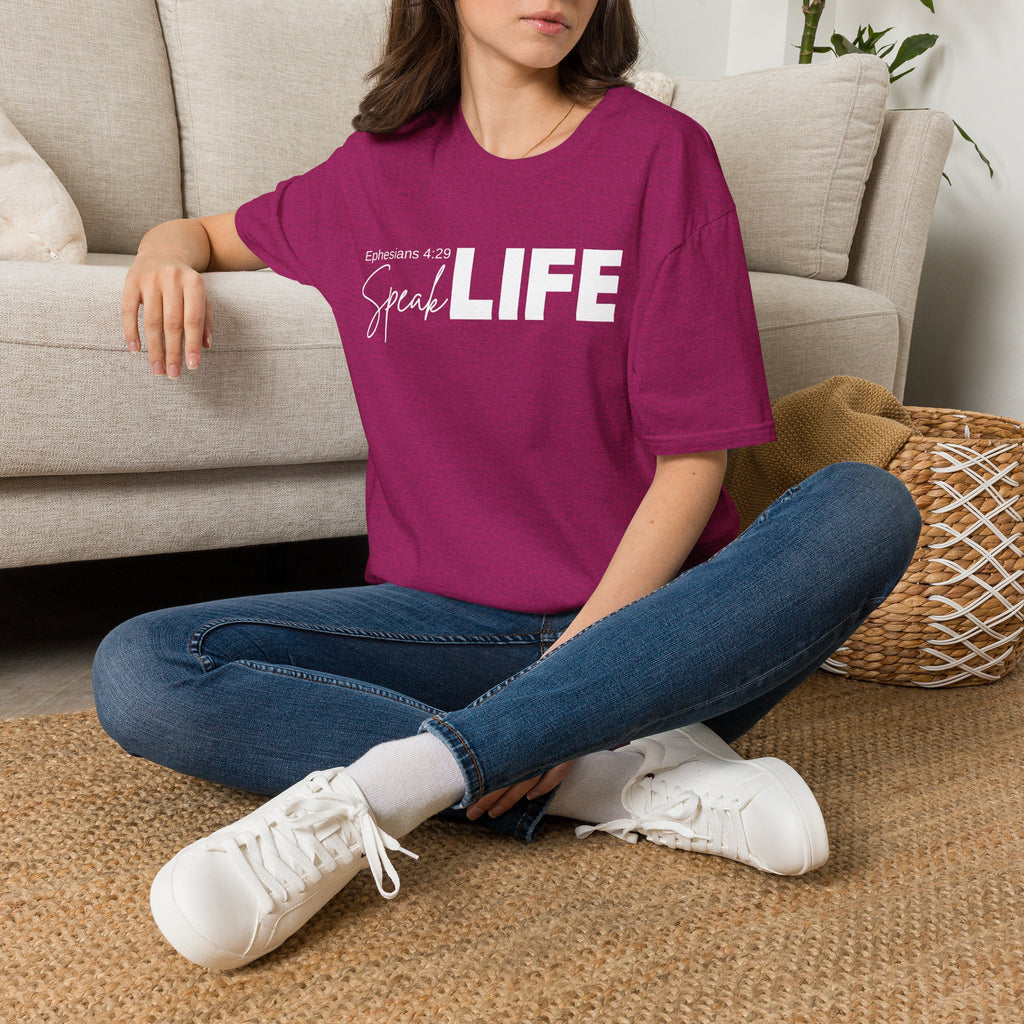 Speak Life Ephesians 4:29 Scripture T-Shirt