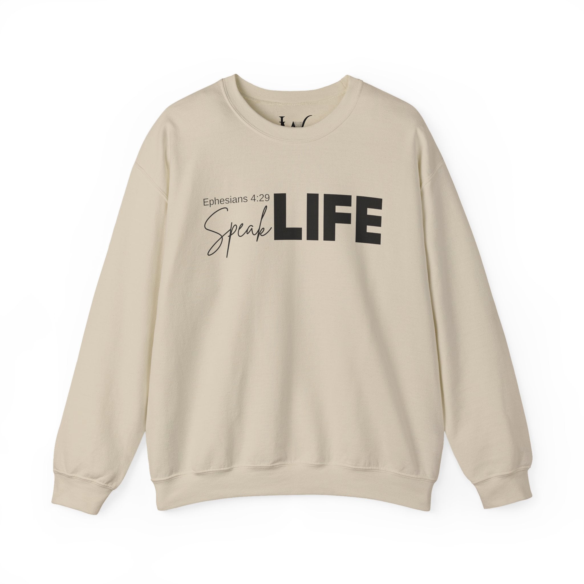 Speak Life Ephesians 4:29 Scripture Crewneck Sweatshirt