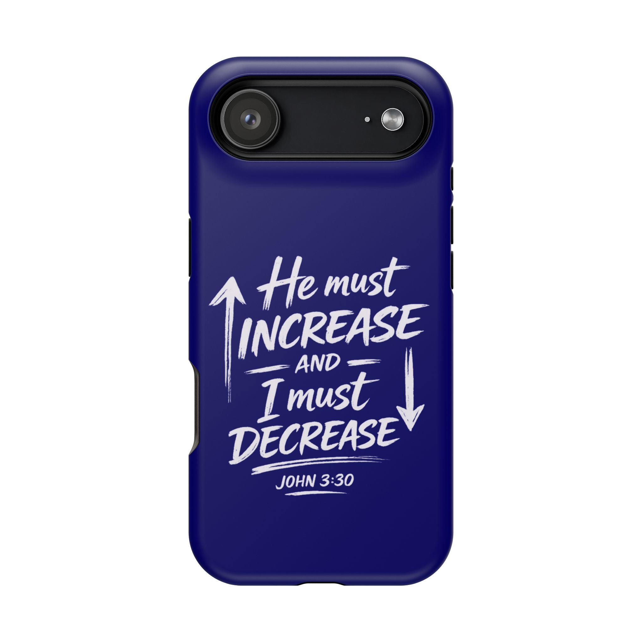 Phone Case — "He Must Increase and I Must Decrease John 3:30" Colorful Magnetic Impact-Resistant Case