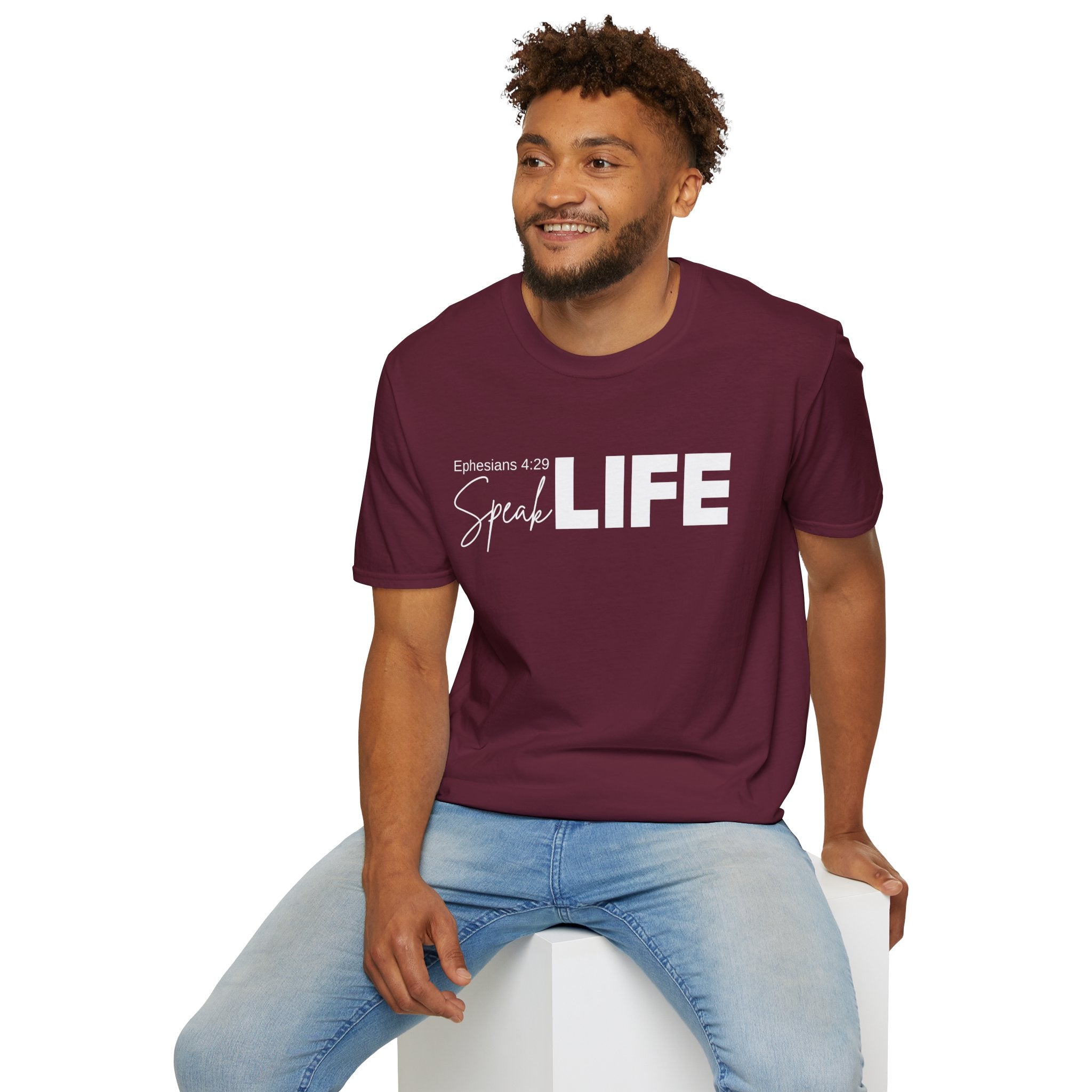 Speak Life Ephesians 4:29 Scripture T-Shirt