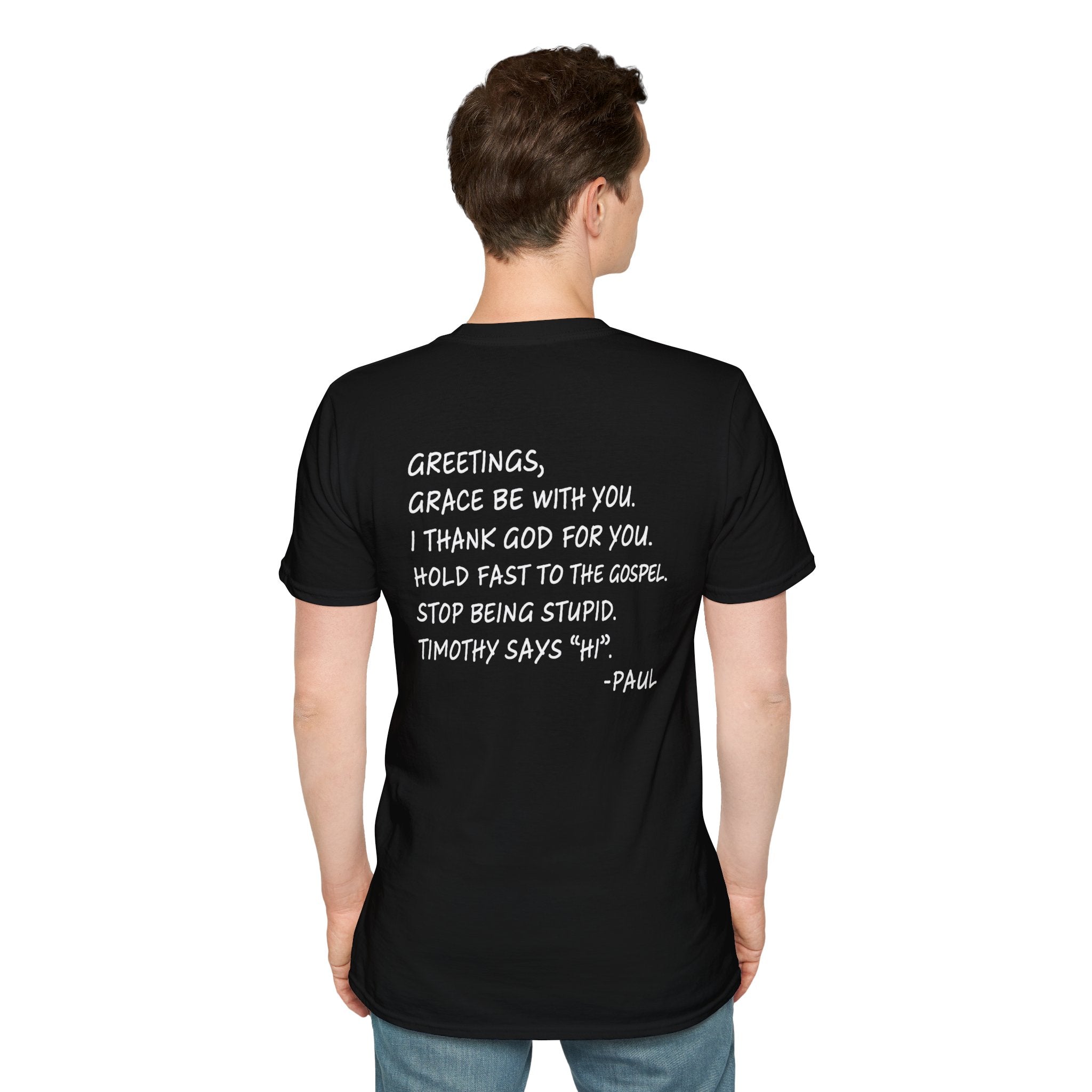 If Paul Were Here We’d Be Getting a Letter T-Shirt — Funny Vintage Postal Stamp Tee