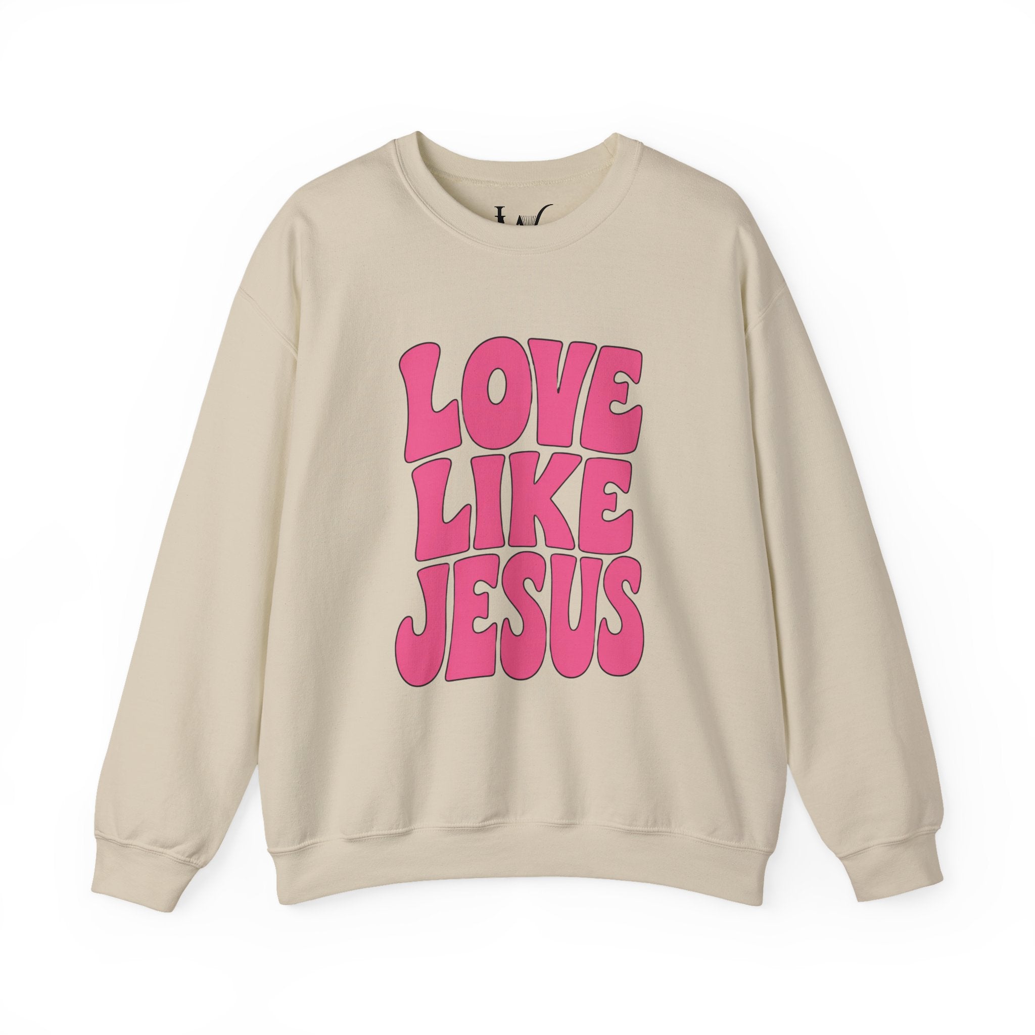 Love Like Jesus Groovy Sweatshirt