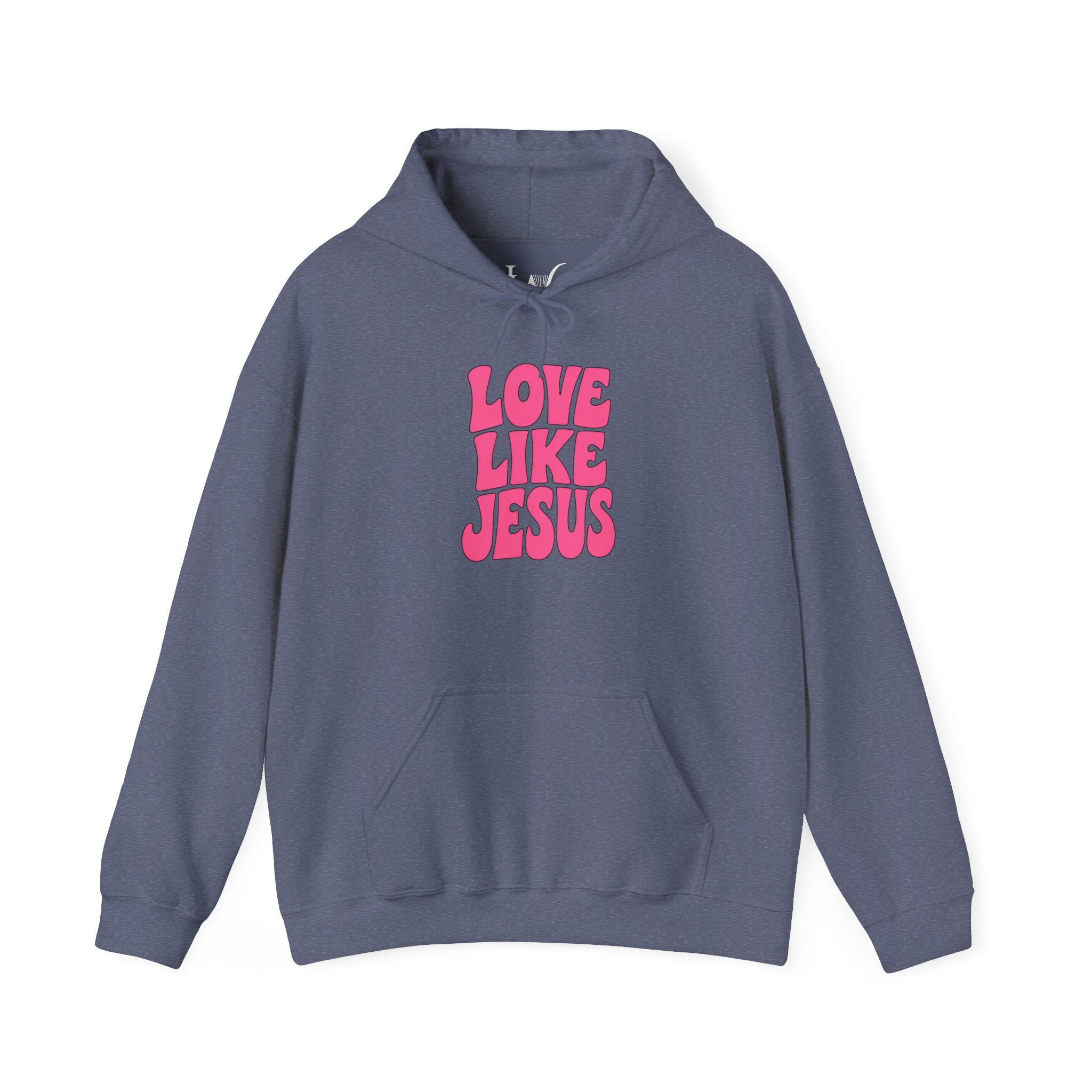 Love Like Jesus Groovy Hoodie Pullover