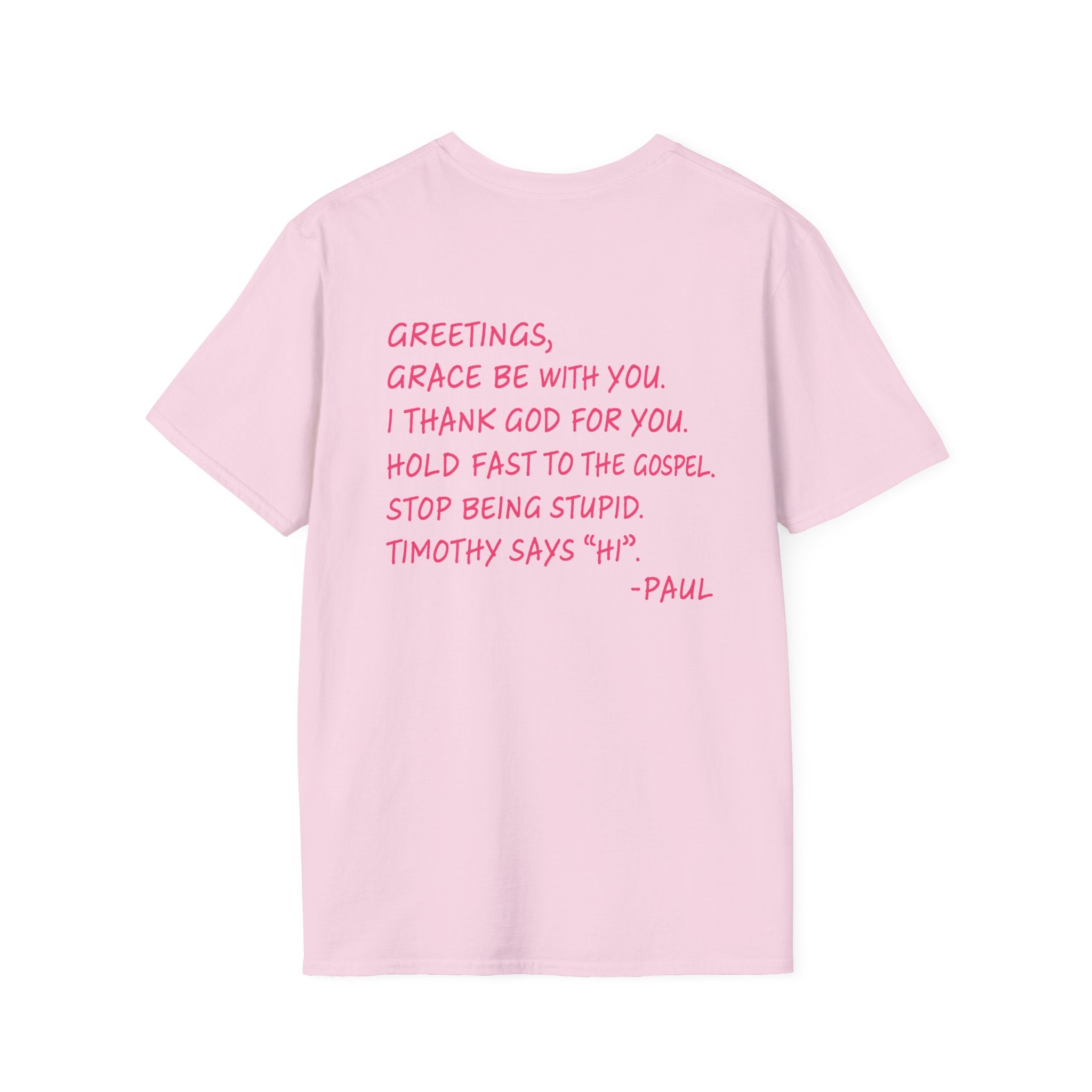 If Paul Were Here We’d Be Getting a Letter T-Shirt — Funny Vintage Postal Stamp Tee