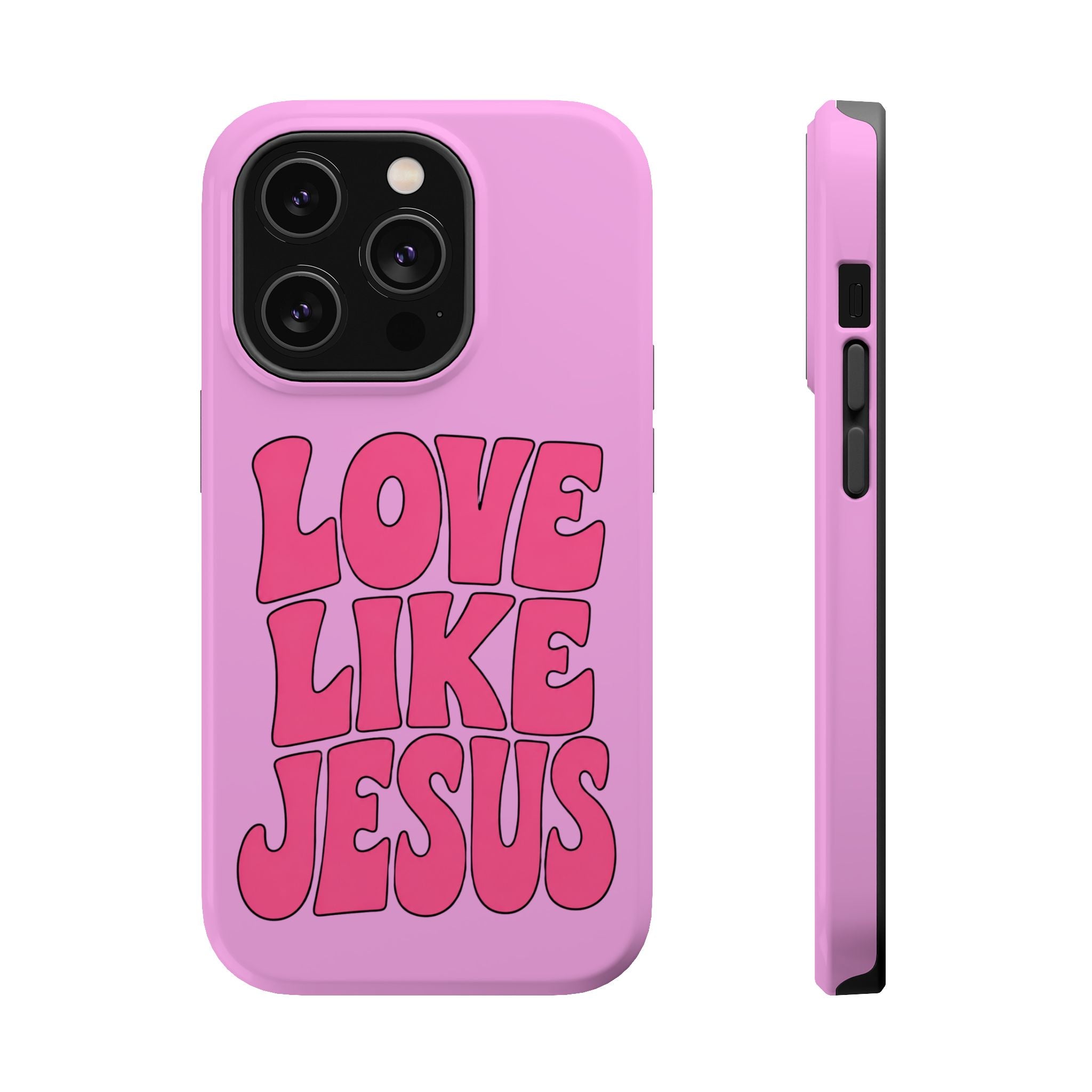 Love Like Jesus Magnetic Phone Case — Impact-Resistant