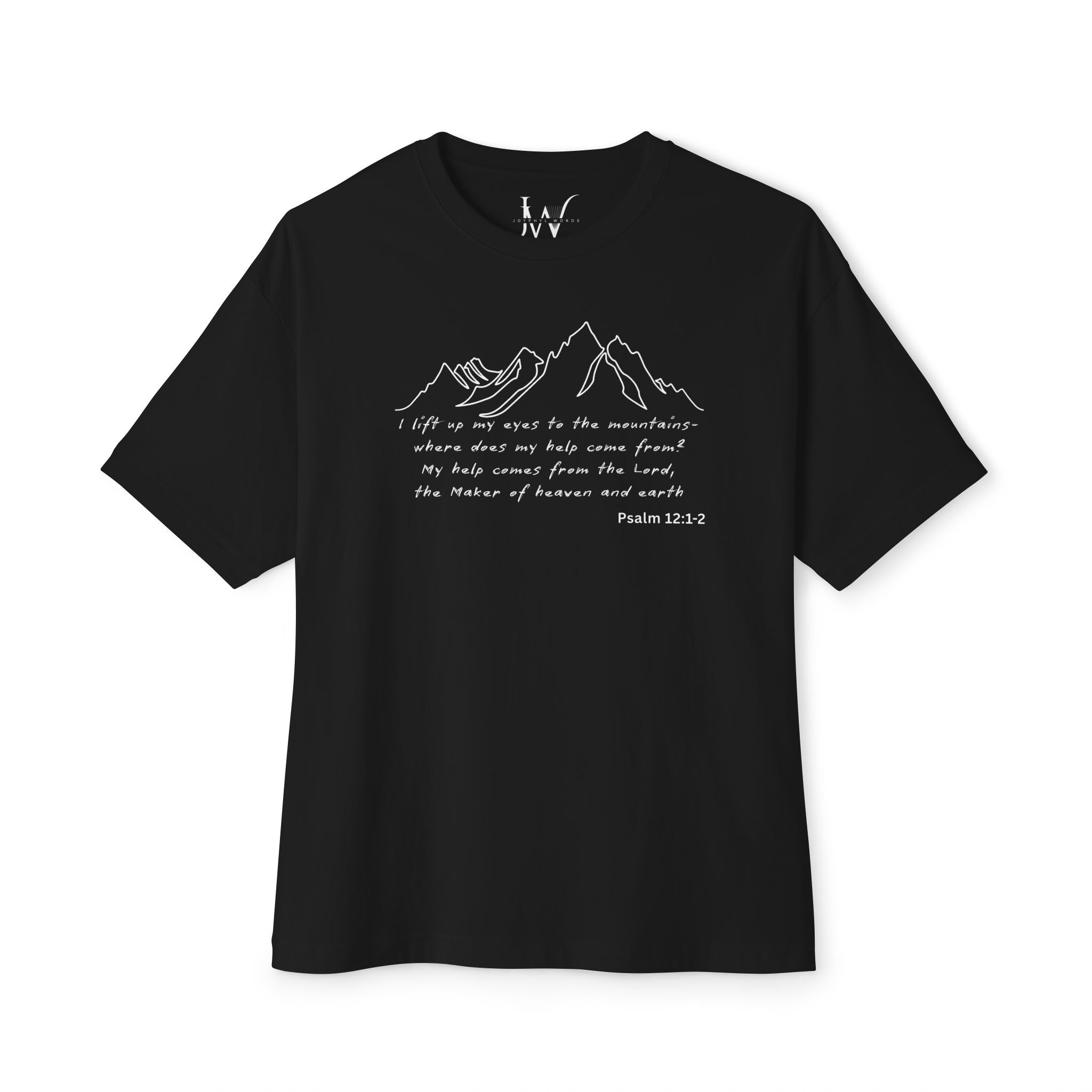 Psalm 12:1-2 Mountain T-Shirt