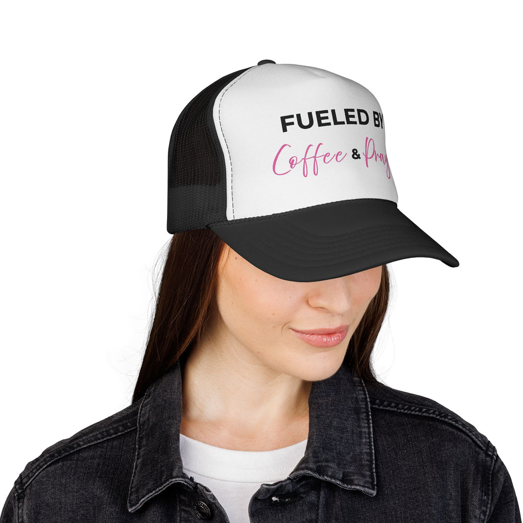 Fueled by Coffee & Prayer Trucker Hat
