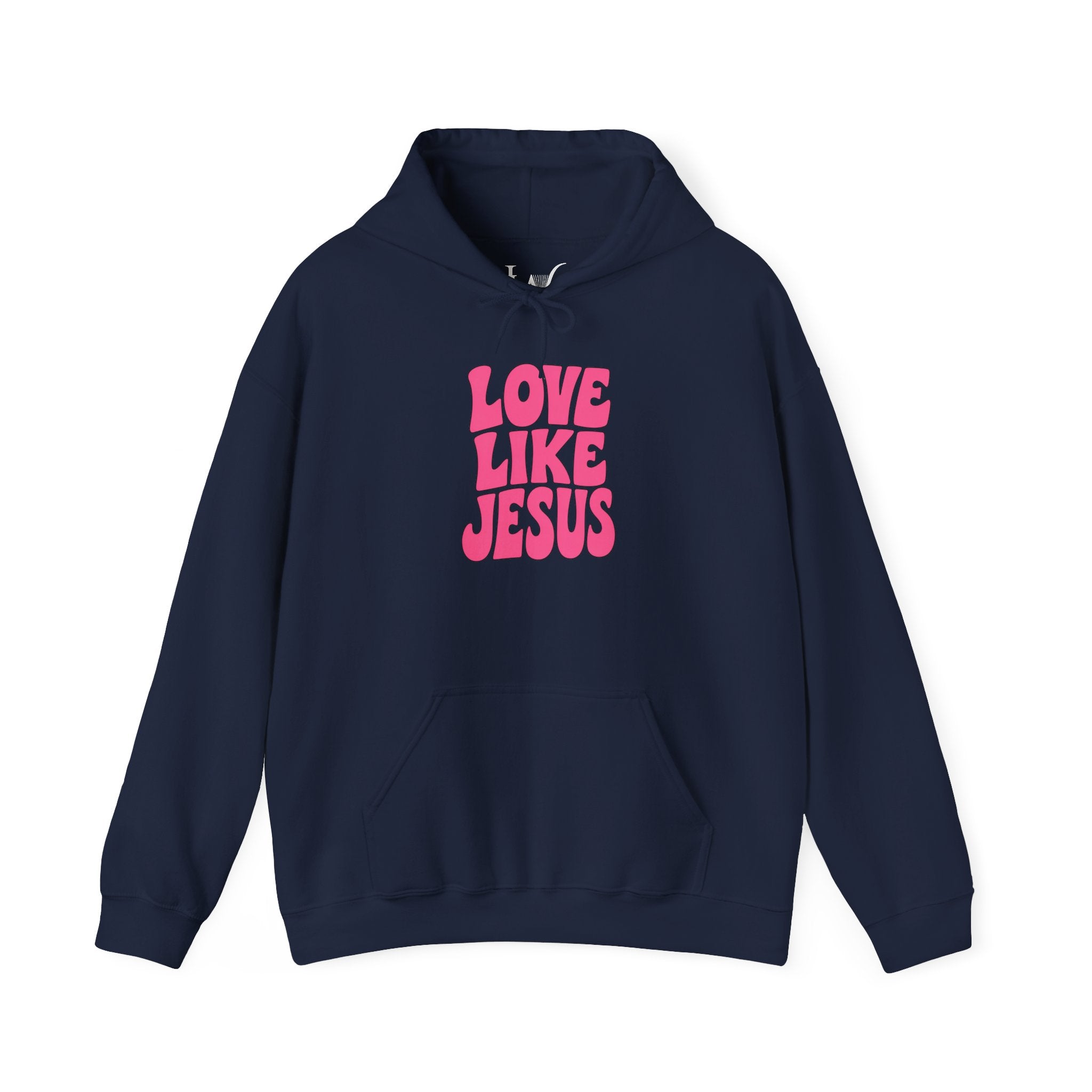 Love Like Jesus Groovy Hoodie Pullover