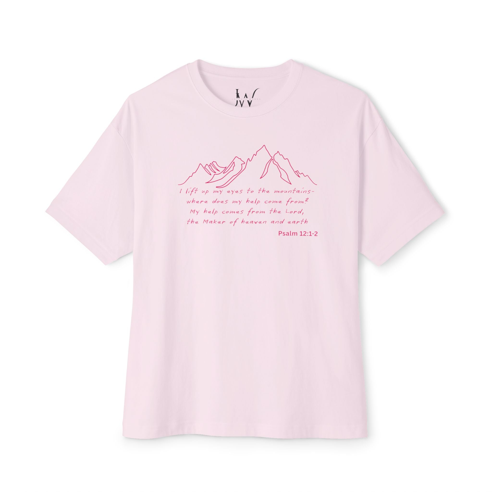 Psalm 12:1-2 Mountain T-Shirt