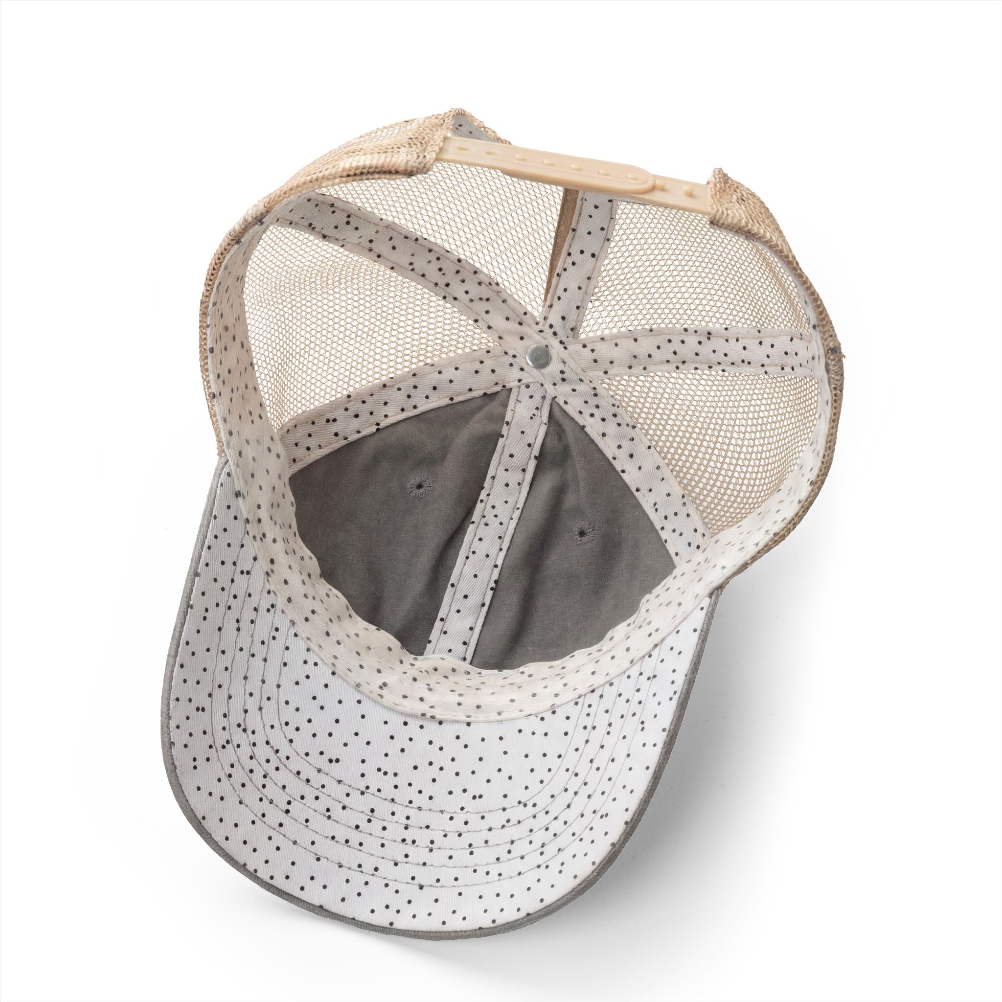 Fueled By Coffee and Prayer Women's Washed Mesh-Back Cap