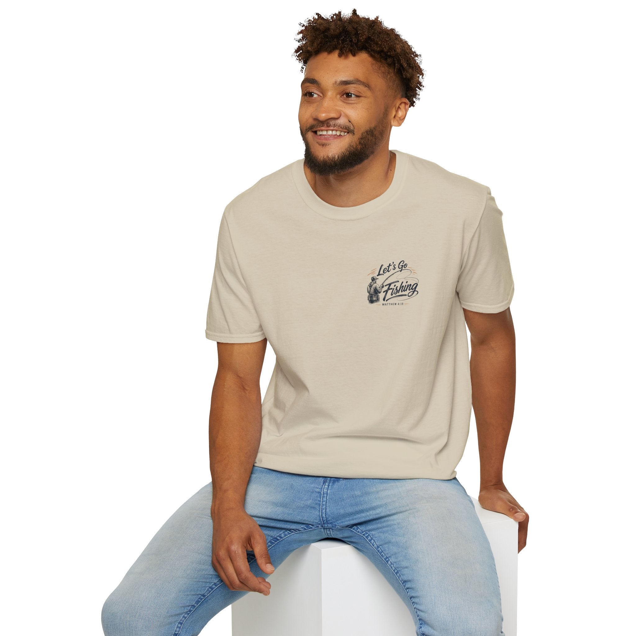 Fishing T-Shirt — "I Will Make You Fishers of Men" Fishing Tee