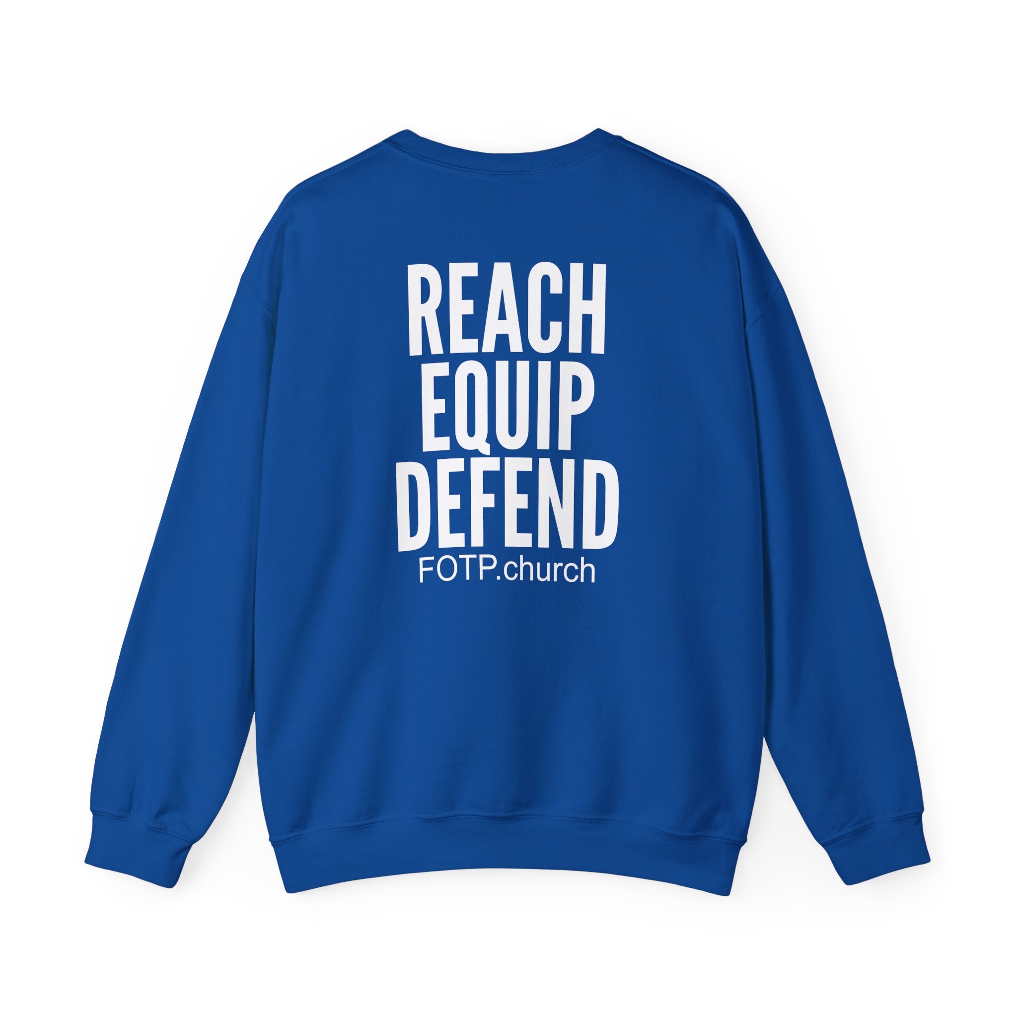 'HOME' Front Logo & 'REACH EQUIP DEFEND' Pullover