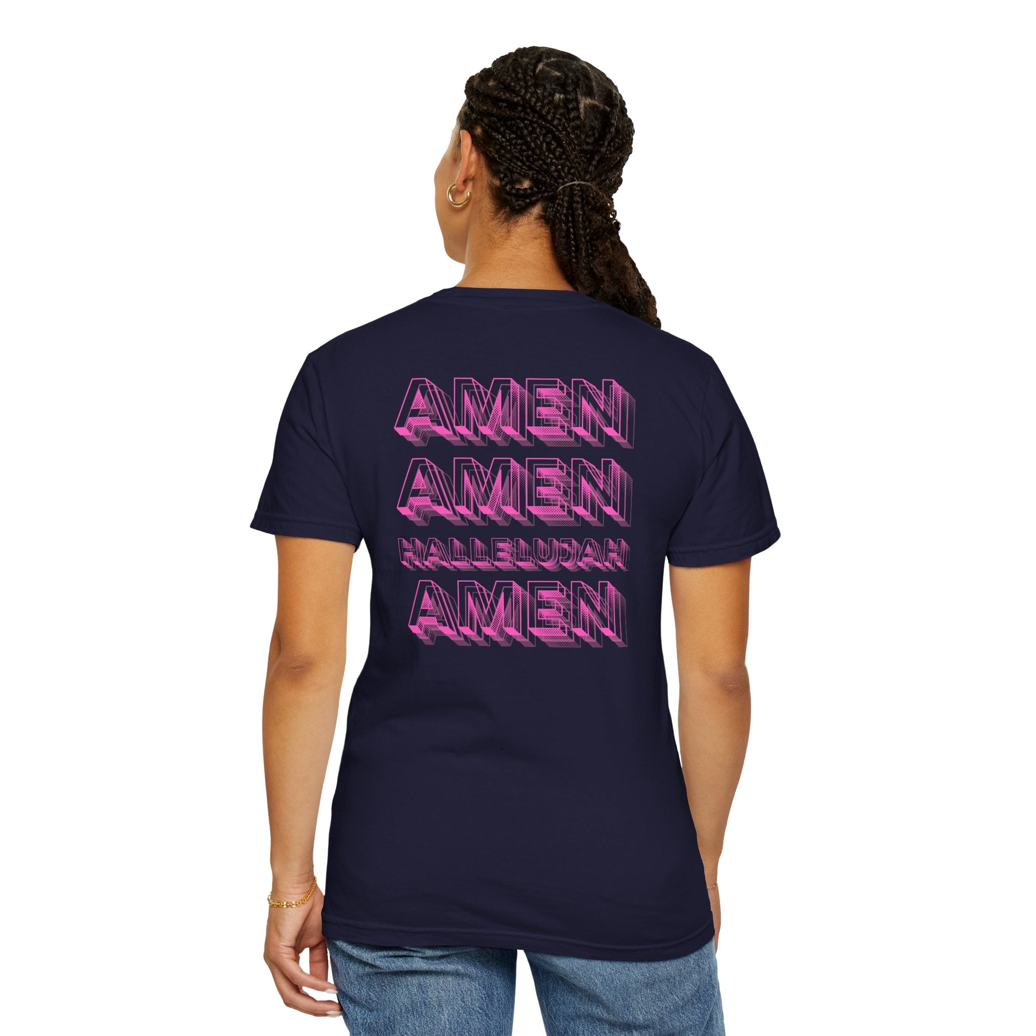 Amen Amen Hallelujah Amen Psalms 150:6 Graphic T-Shirt