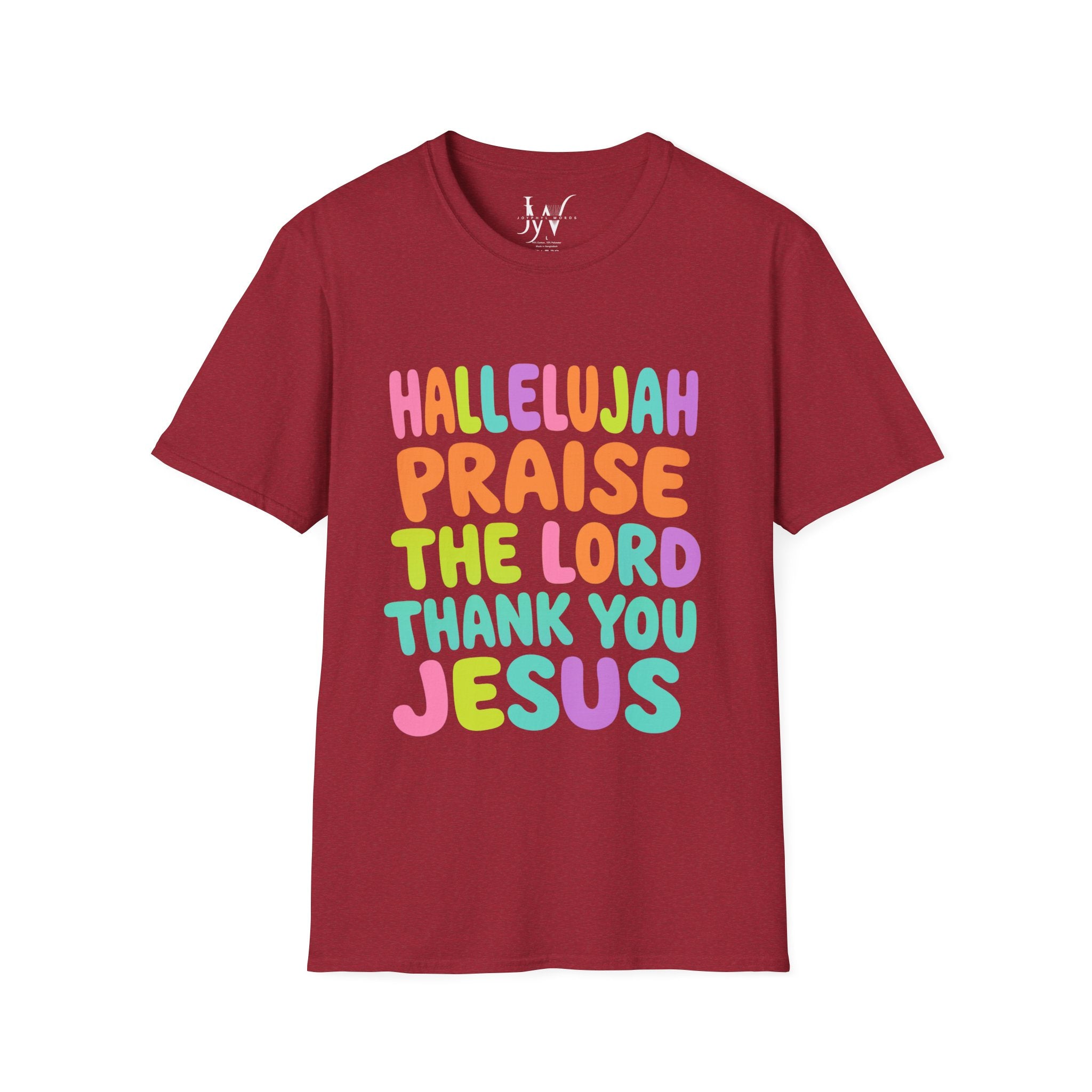 Hallelujah Praise The Lord Thank You Jesus T-Shirt
