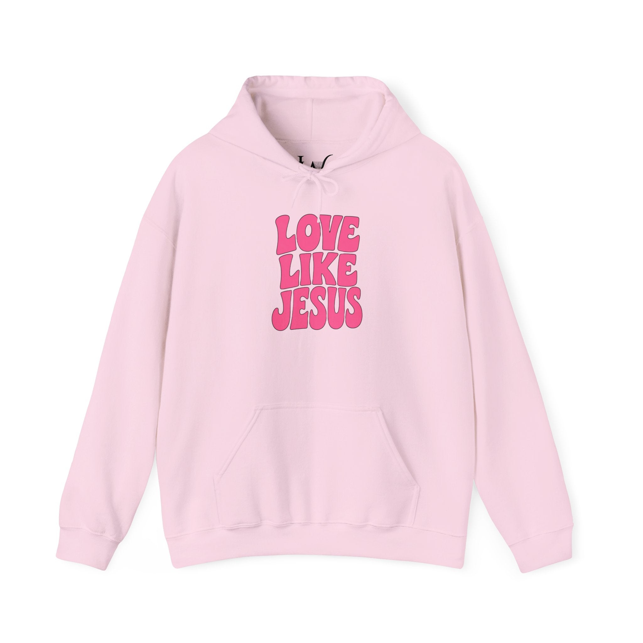 Love Like Jesus Groovy Hoodie Pullover