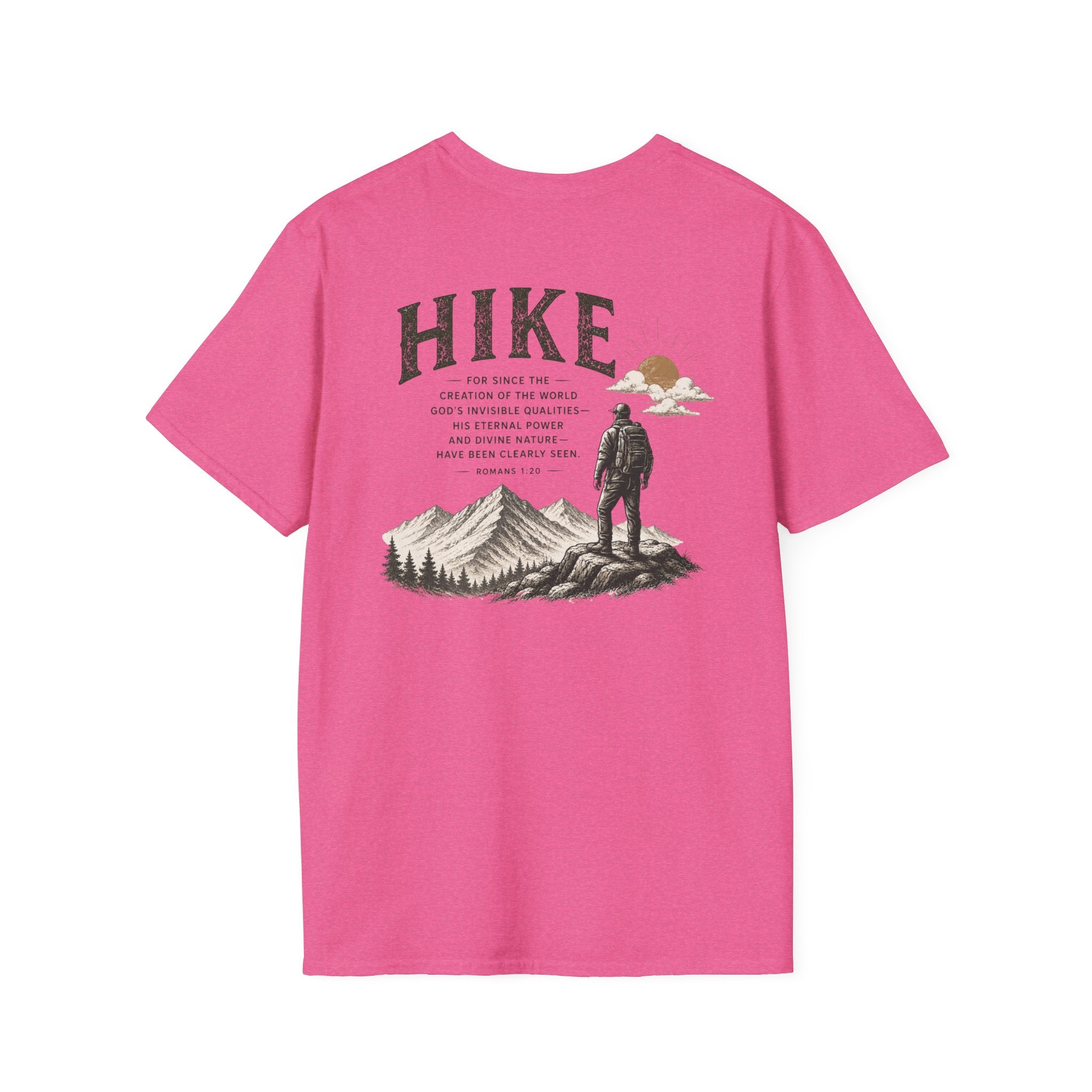 Hike Mountains Graphic — Romans 1:20 Tee