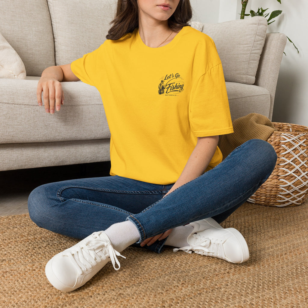 Fishing T-Shirt — "I Will Make You Fishers of Men" Fishing Tee