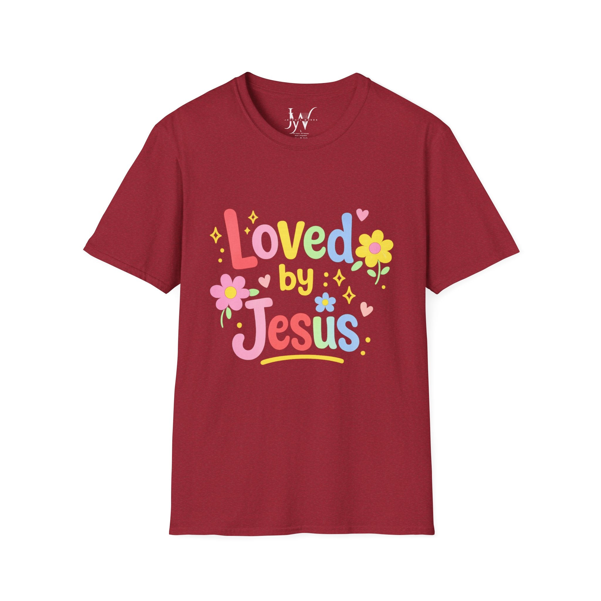 Loved by Jesus Colorful T-Shirt