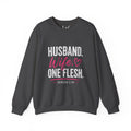 Strong Marriage "Husband. Wife. One Flesh" Genesis 2:24 Sweatshirt