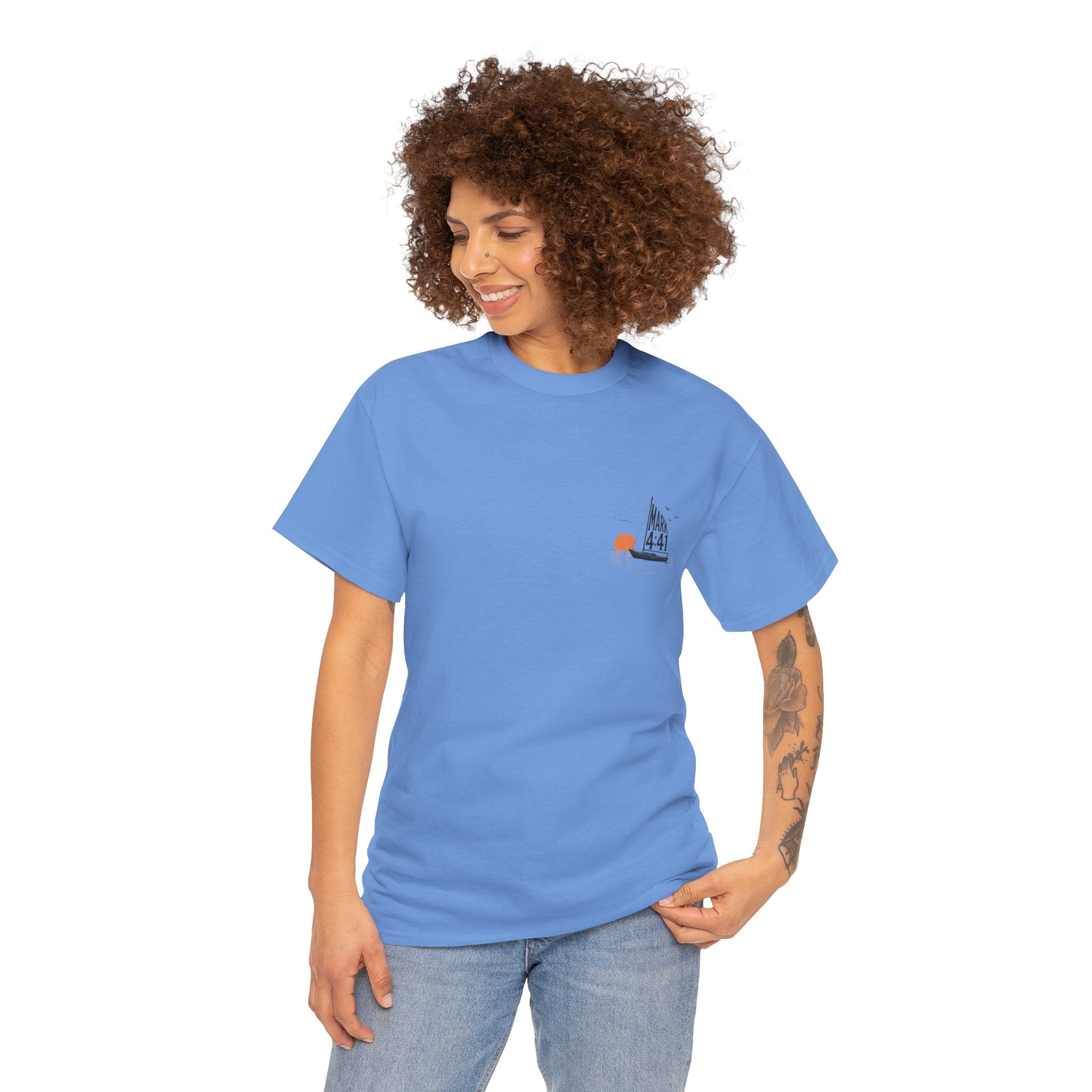 Who Is This That Even the Wind and the Waves Obey Him? - Mark 4:41 Scripture Tee