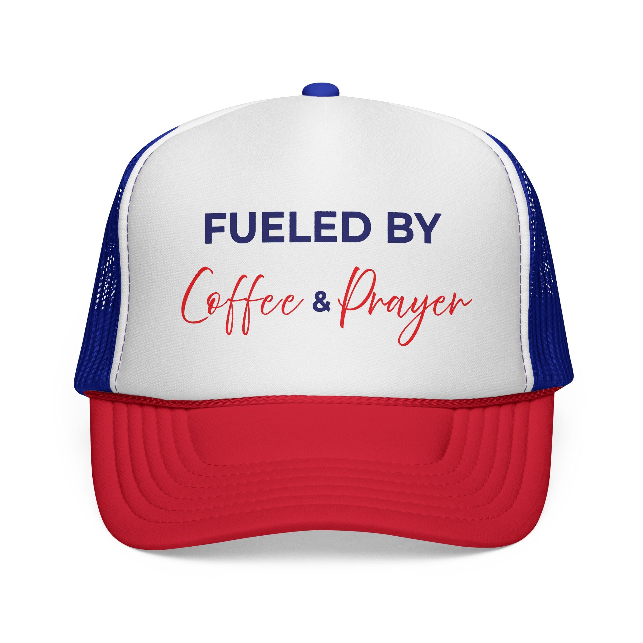 Fueled by Coffee & Prayer Trucker Hat