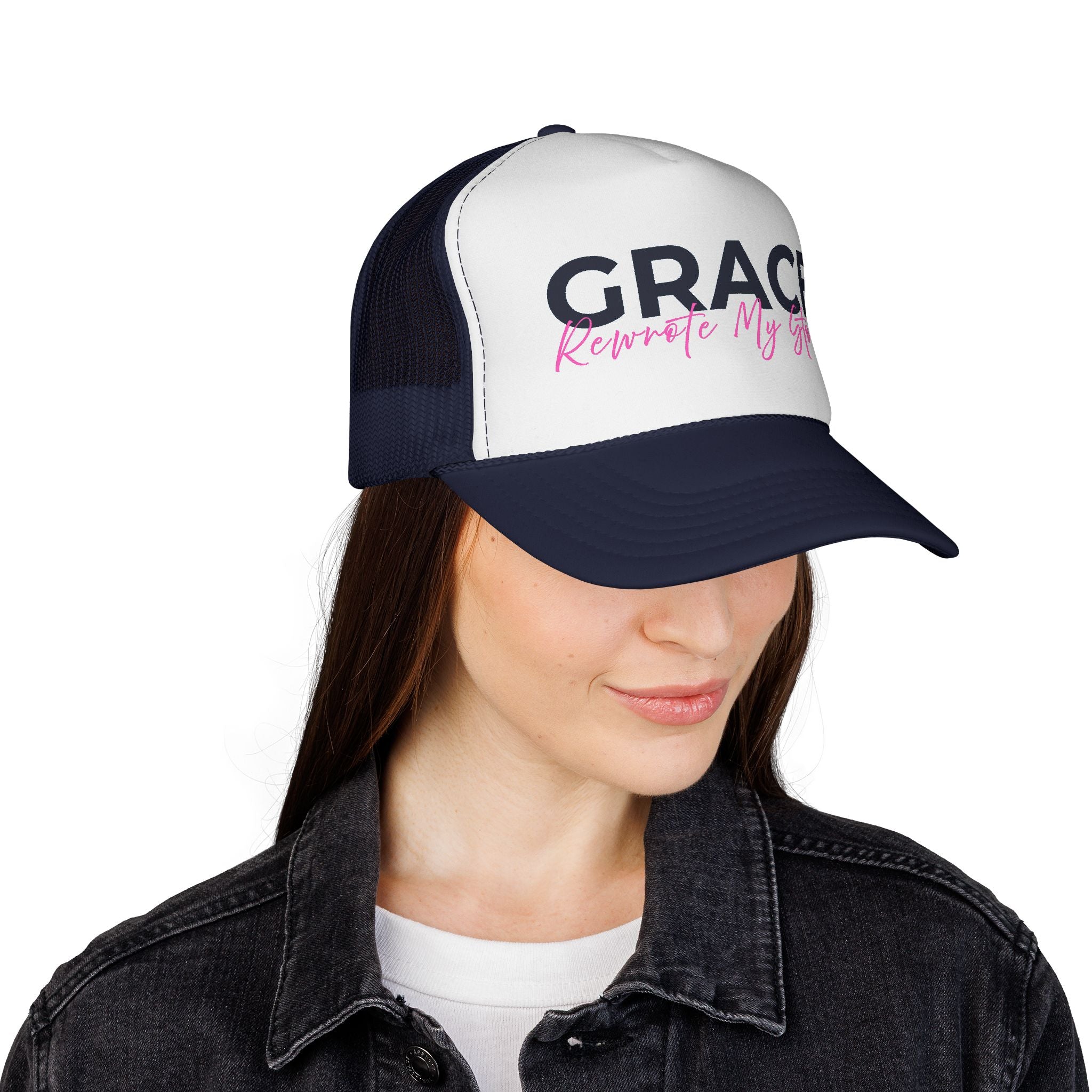 Grace Rewrote My Story Trucker Hat
