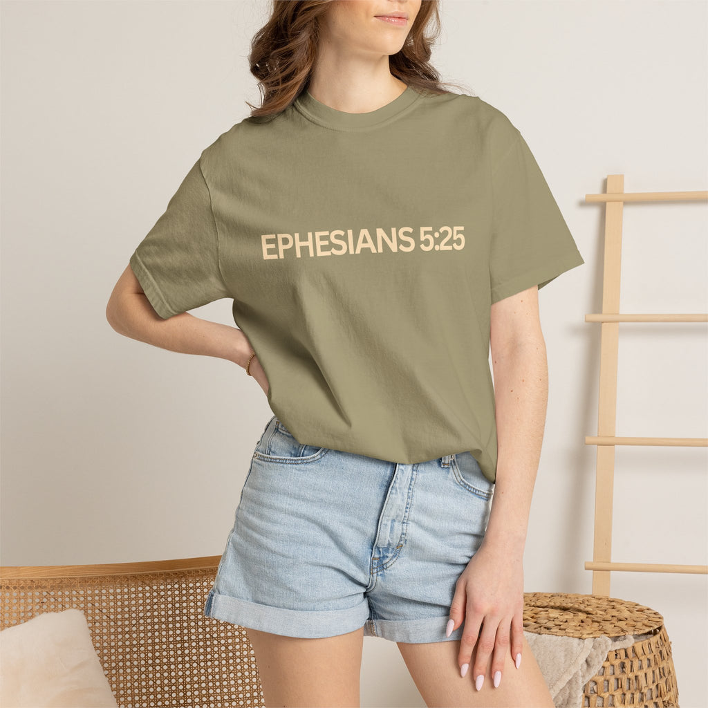 Ephesians 5:25 Scripture T-Shirt — Husbands, Love Your Wives