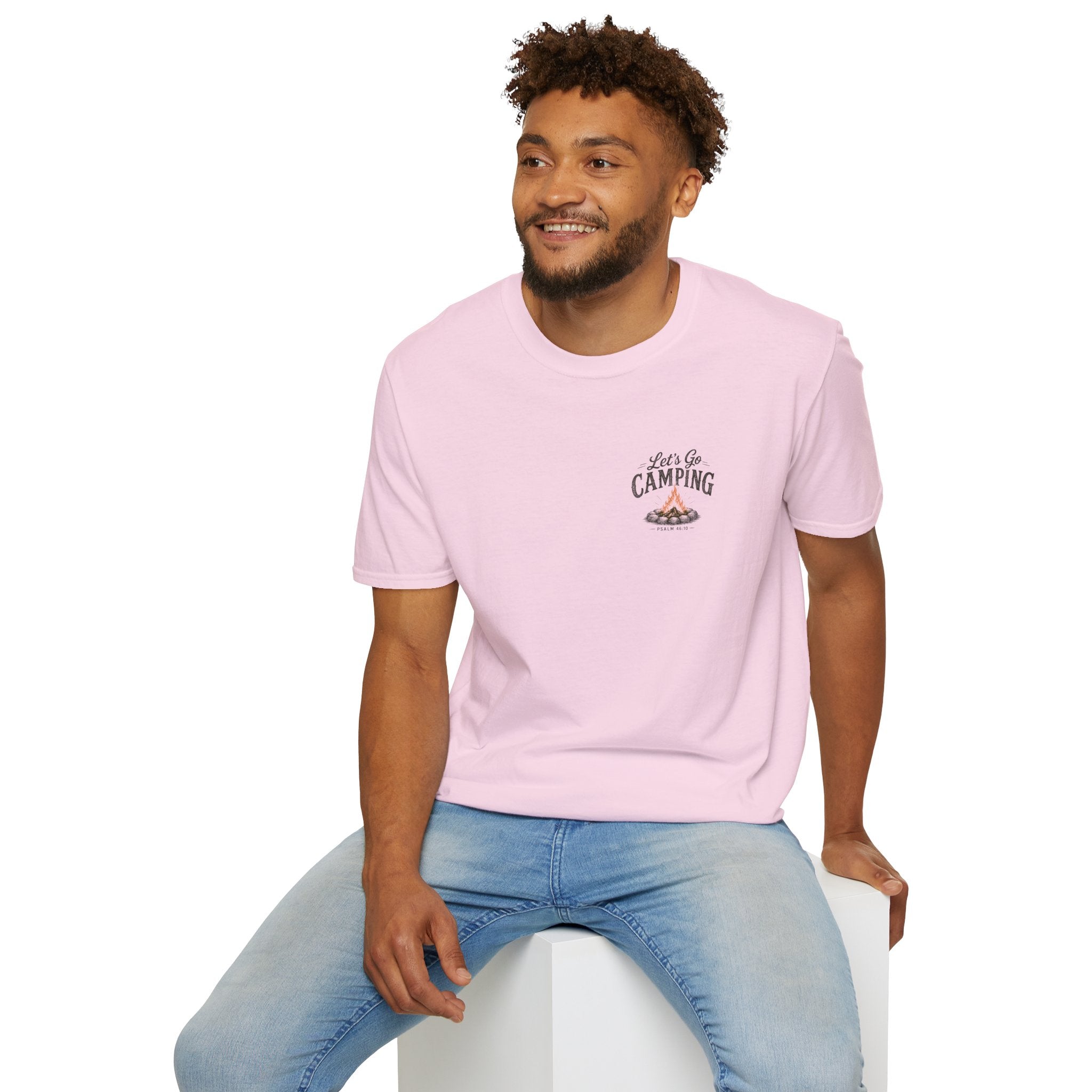 Camp More Worry Less T-Shirt - Psalm 46:10