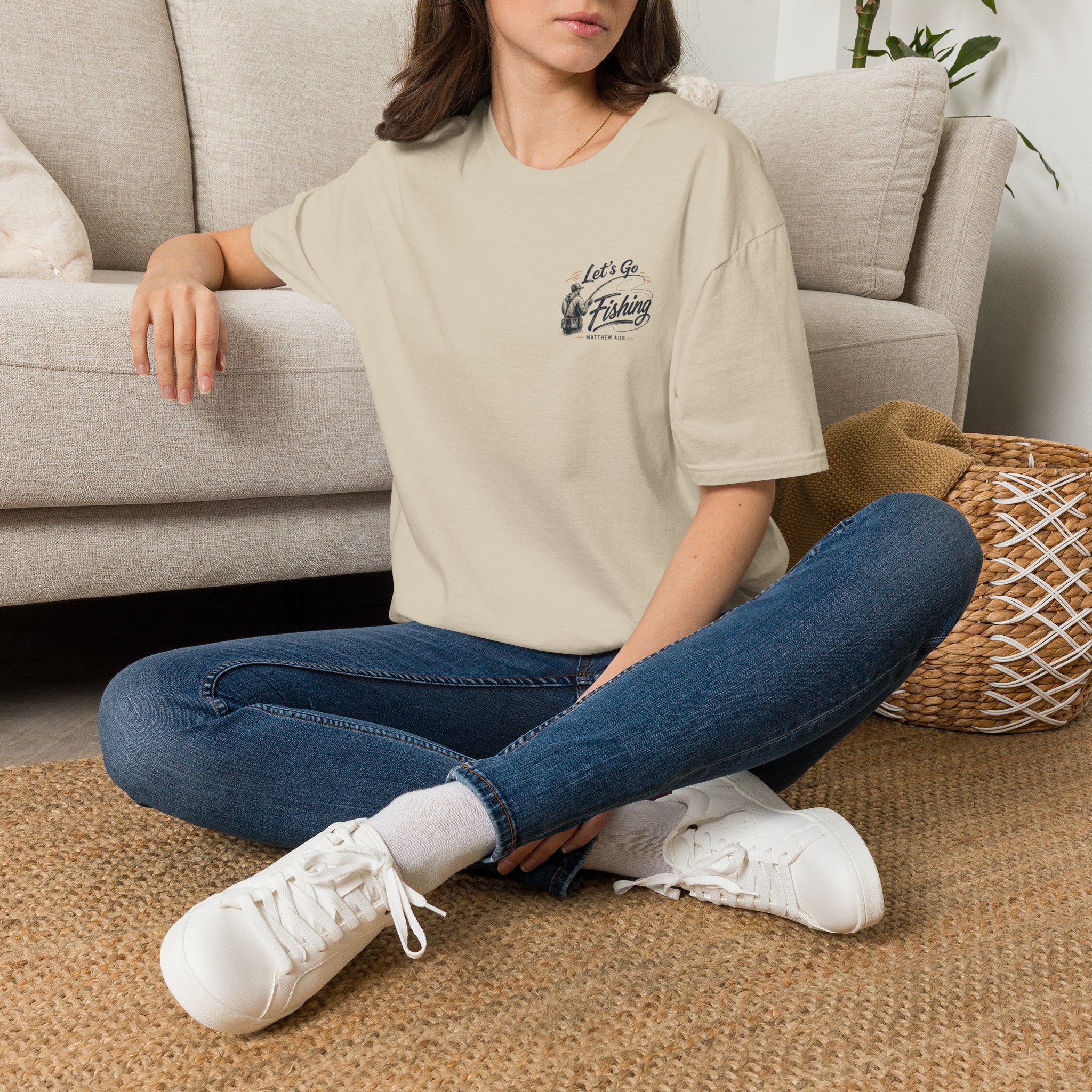 Fishing T-Shirt — "I Will Make You Fishers of Men" Fishing Tee