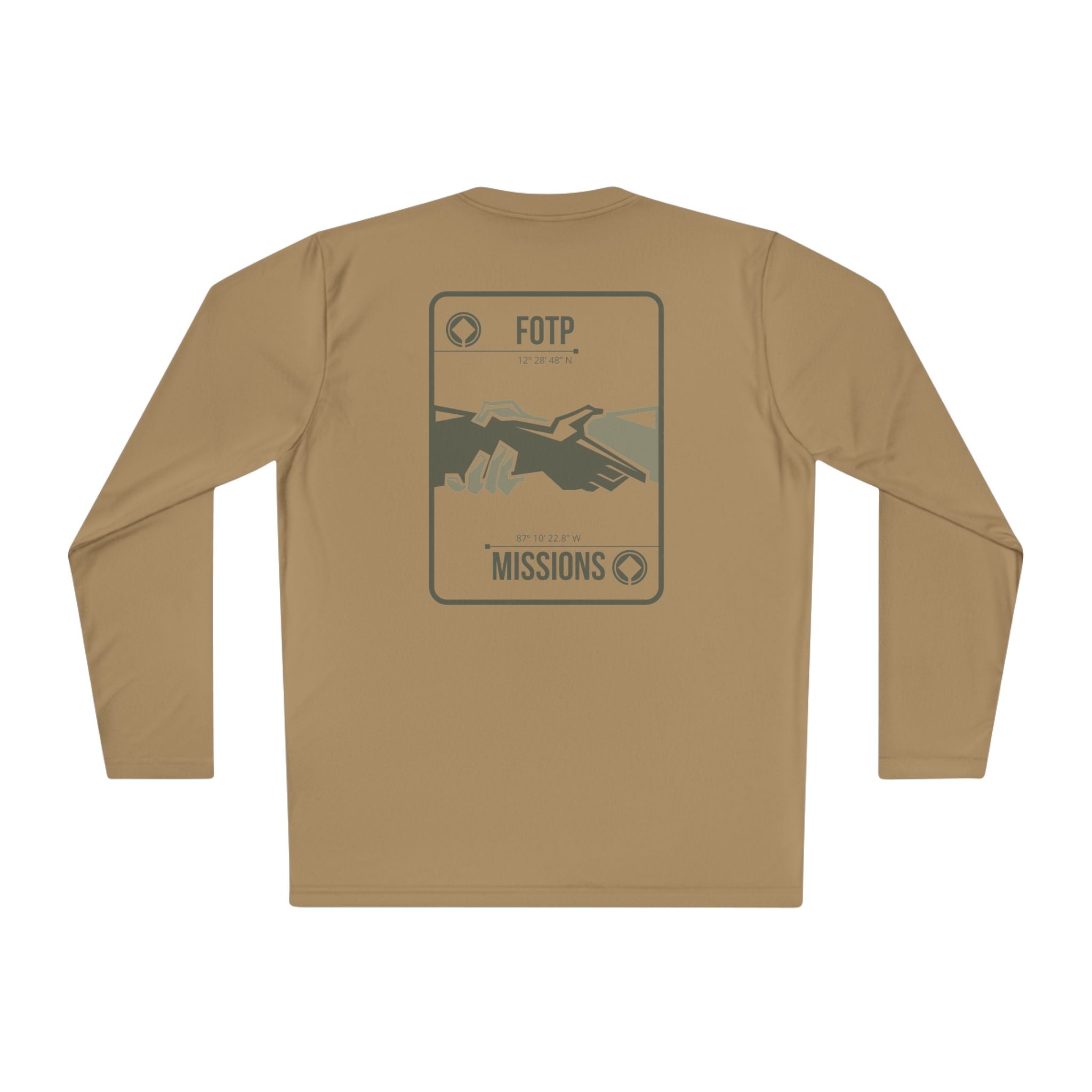 FOTP Missions Long Sleeve Tee — Adventure Patch Graphic