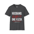 Strong Marriage "Husband. Wife. One Flesh." — Genesis 2:24 Tee