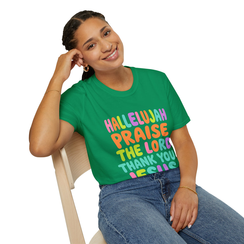 Hallelujah Praise The Lord Thank You Jesus T-Shirt